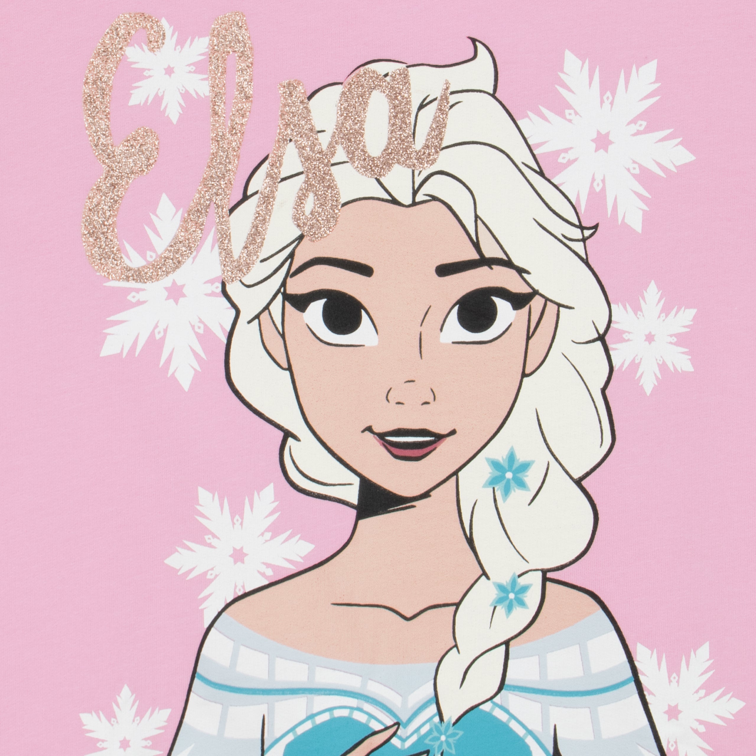 Disney Frozen Elsa Hoodie With Glitter