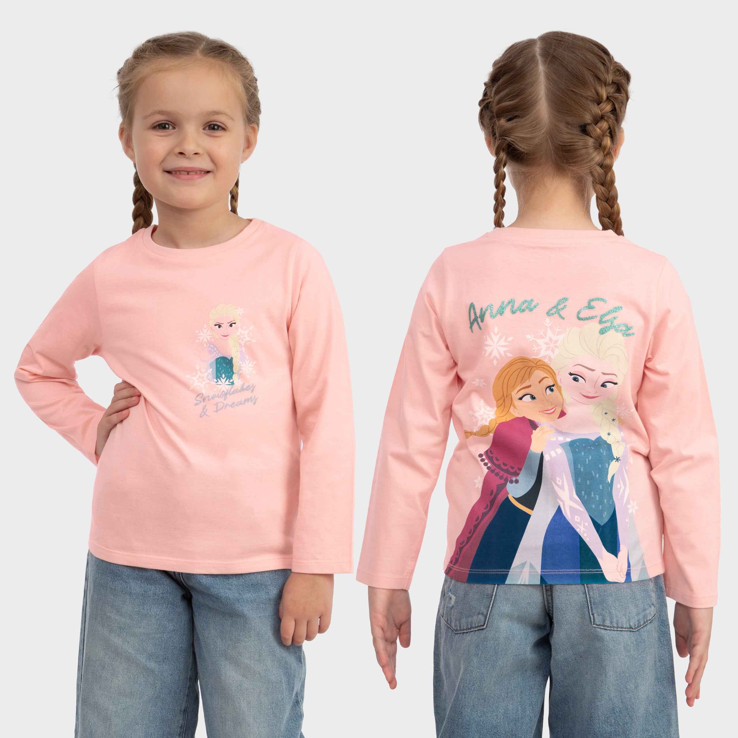Girls Frozen Long Sleeve T-shirt