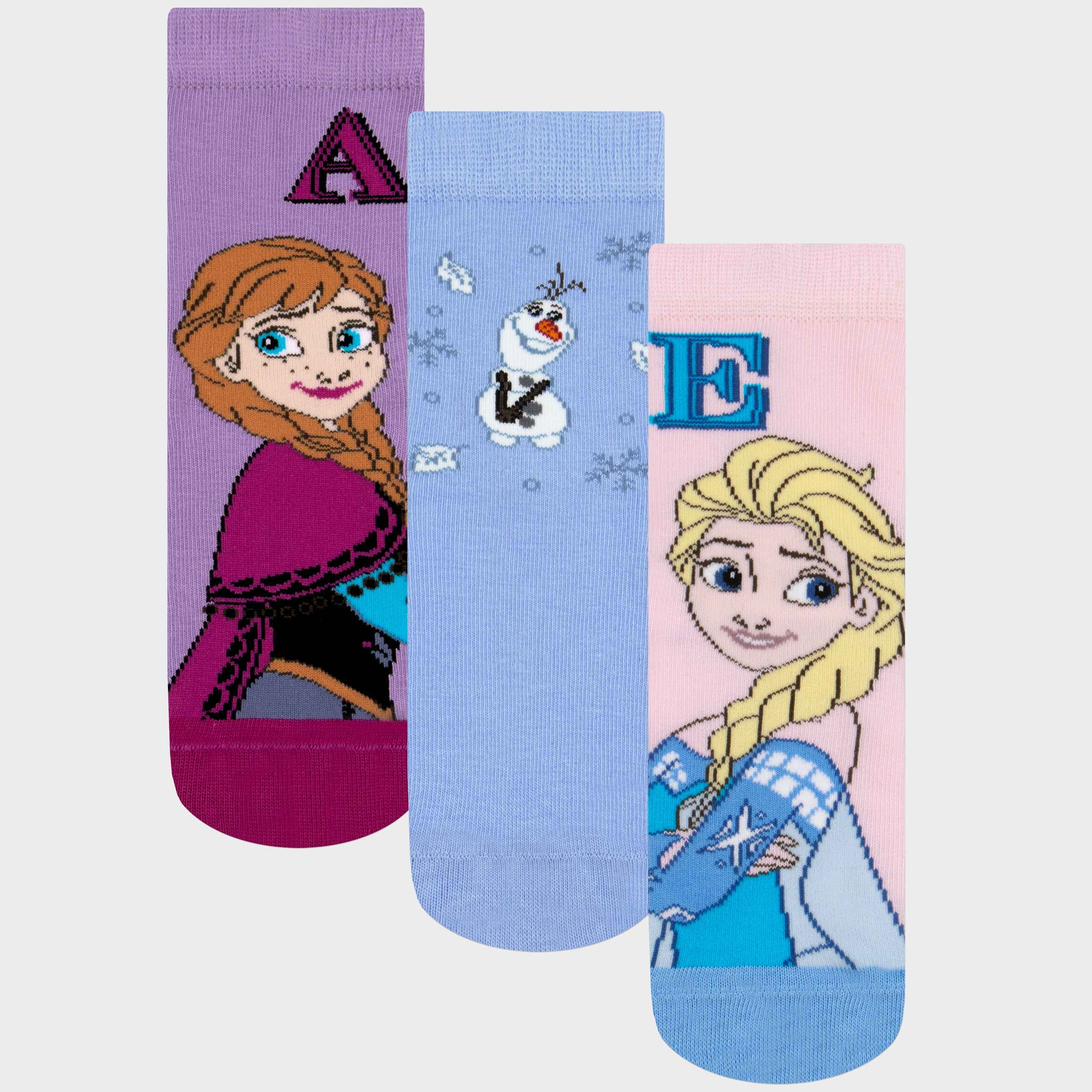 Disney Frozen Pack Of 3 Socks