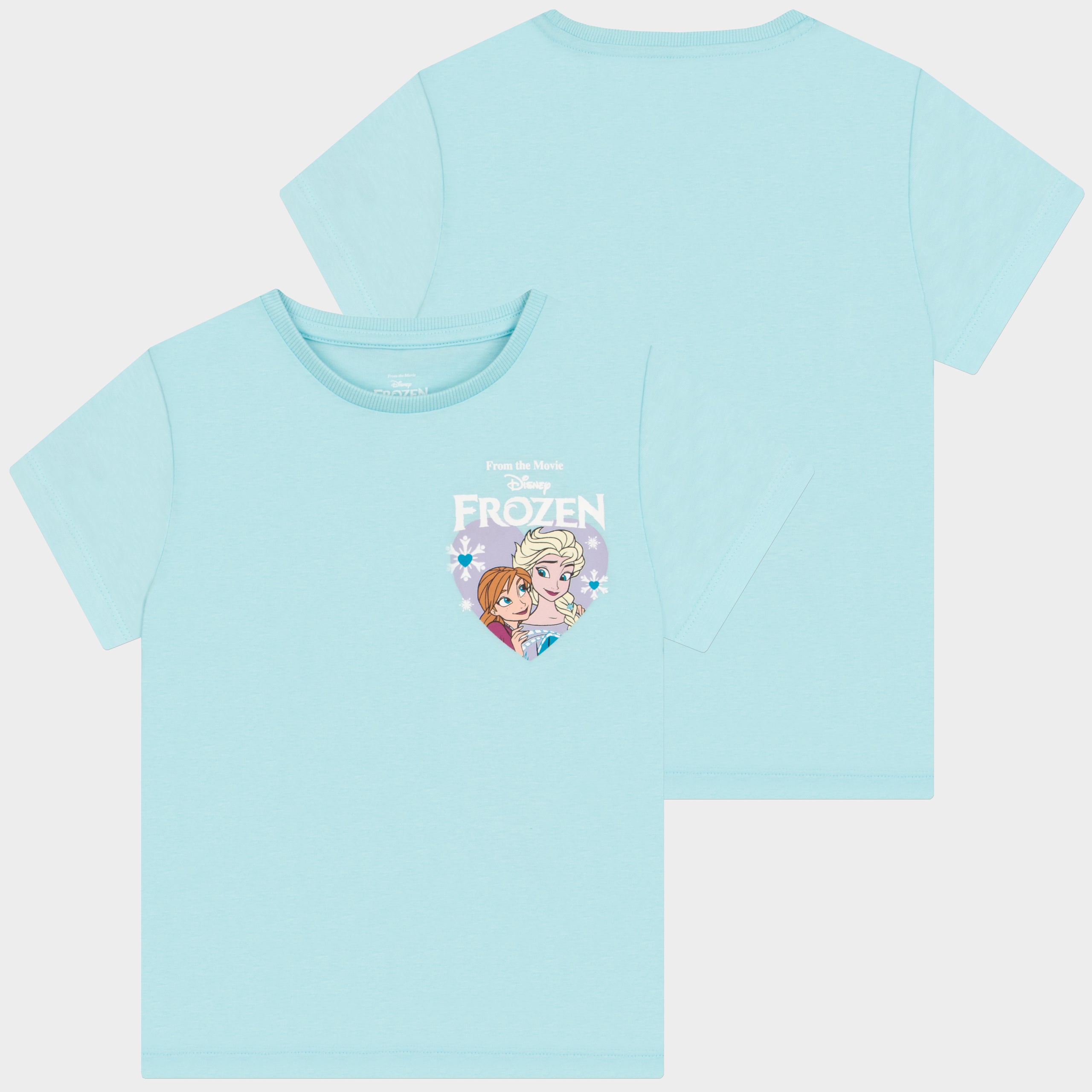 Disney Frozen Elsa Anna And Olaf Girls 3 Pack T-Shirts