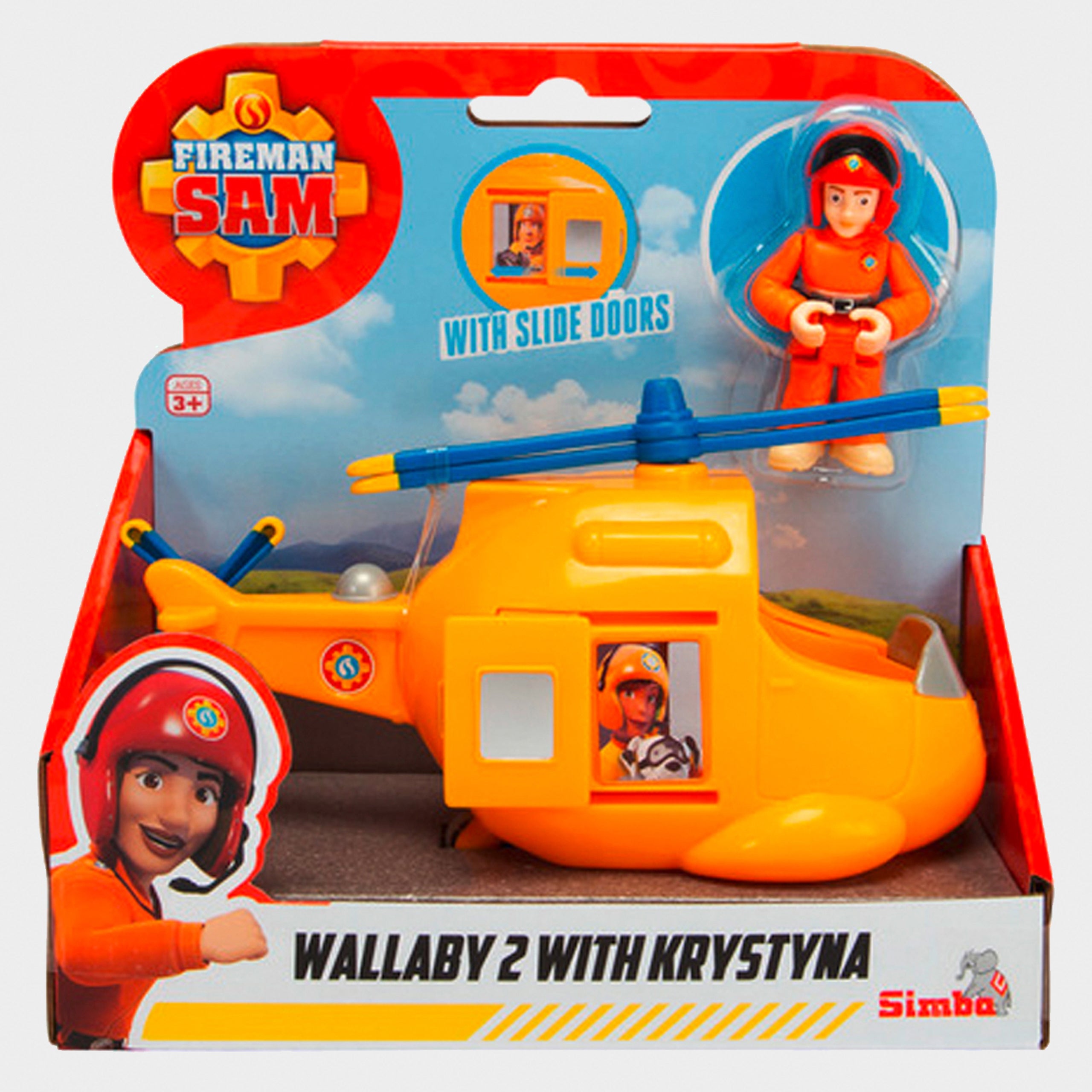 Fireman Sam Wallaby 2 Helicopter Toy