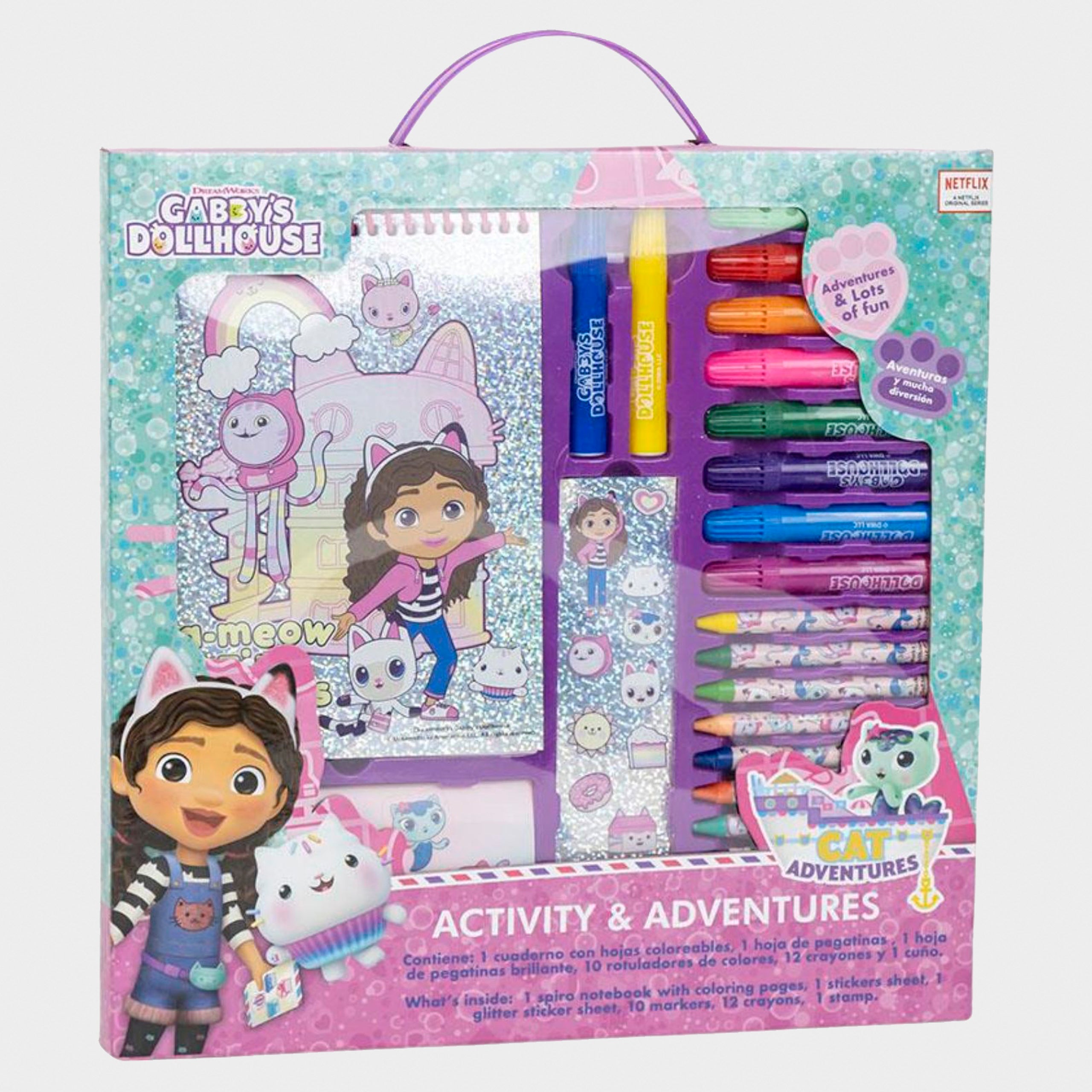 Gabby's Dollhouse Colouring Set