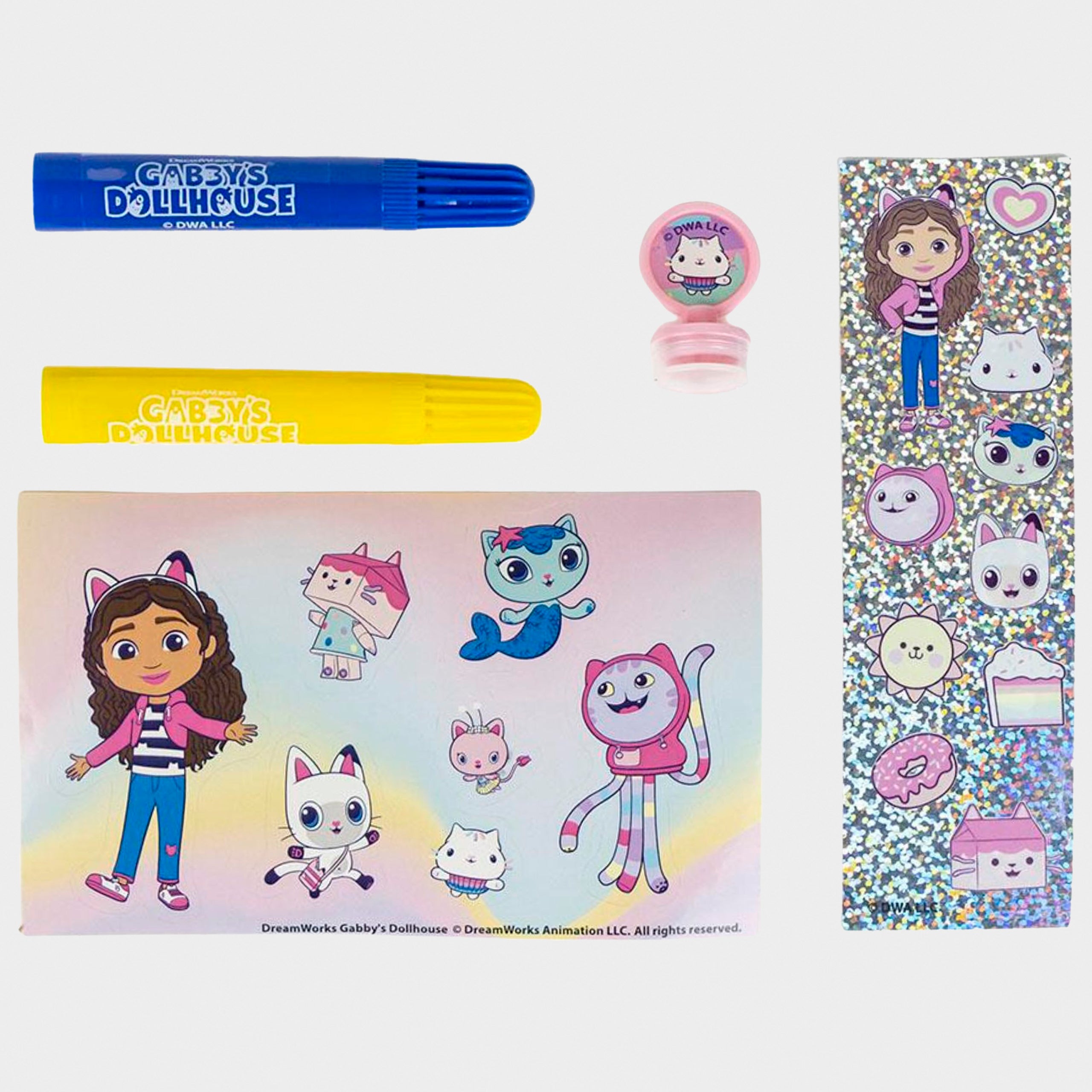 Gabby's Dollhouse Colouring Set