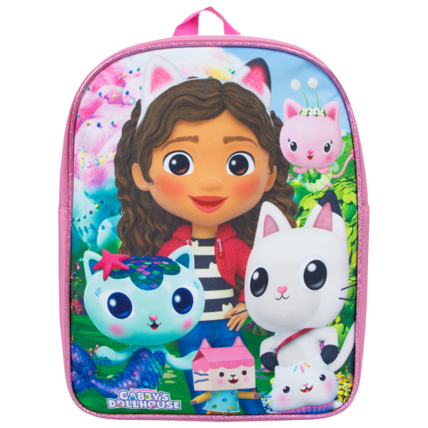 Gabby's Dollhouse Backpack, Kids Backpack, Schoolbag, Rucksack Pink :  Amazon.co.uk: Fashion