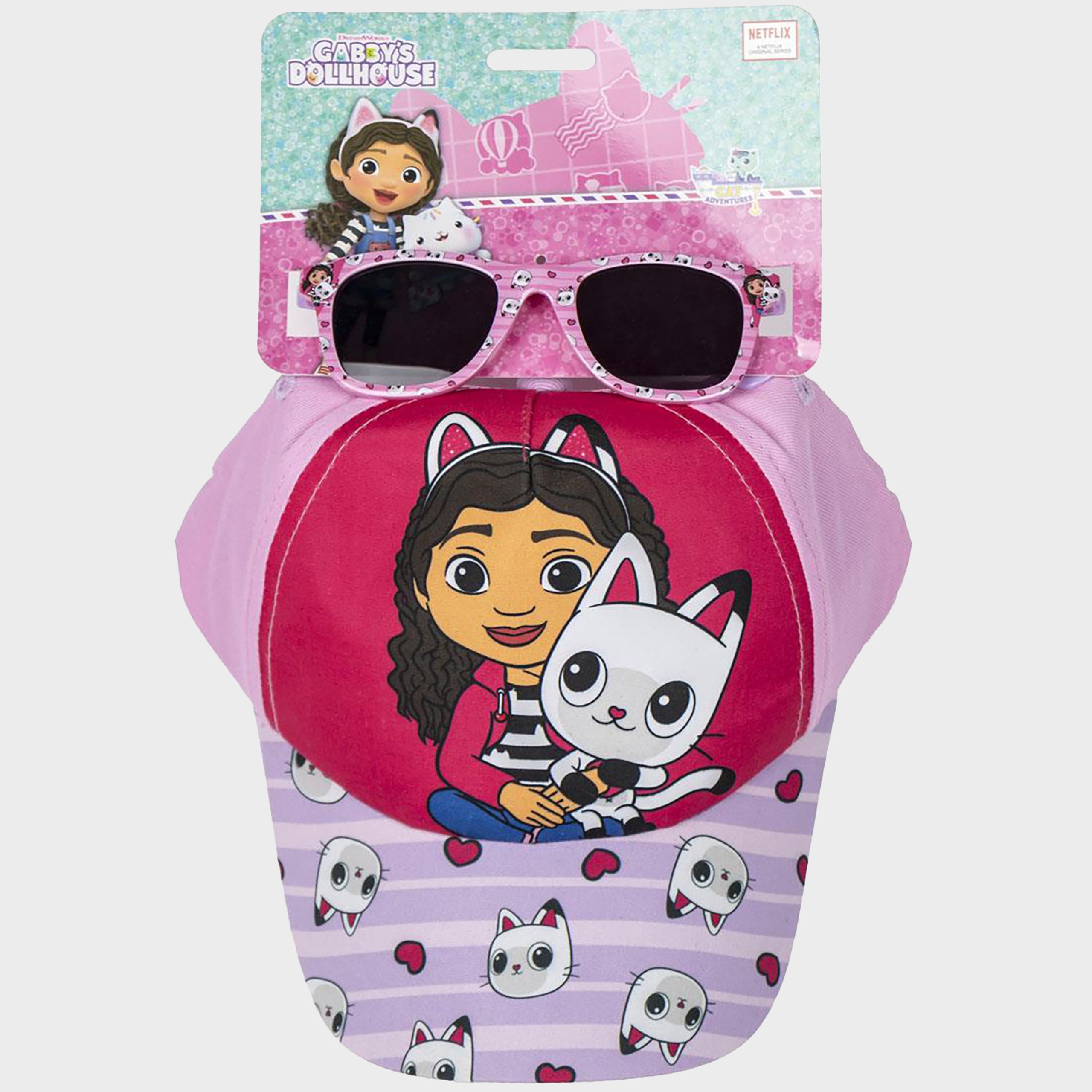 Gabby's Dollhouse Cap And Sunglasses Set