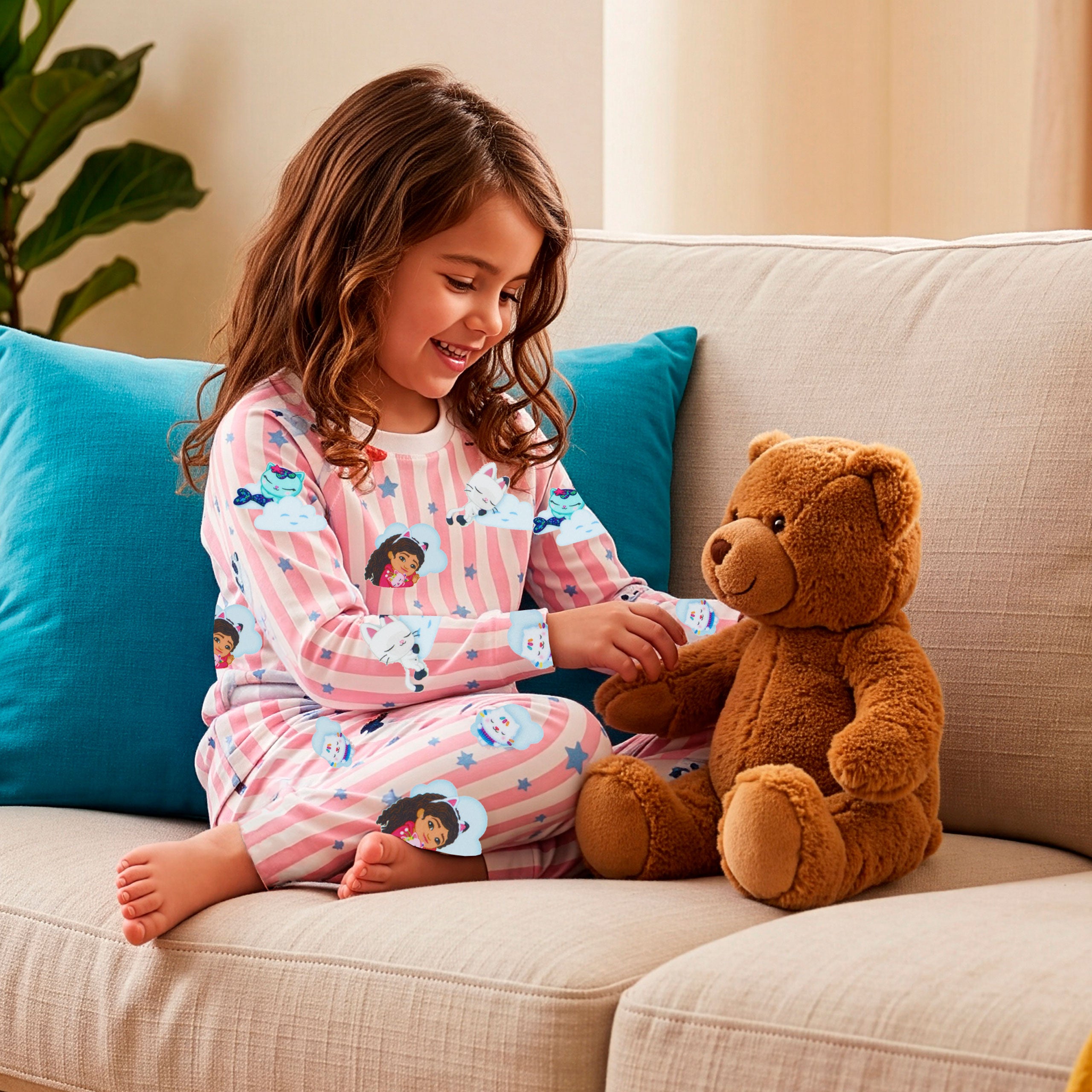 Gabby's Dollhouse Fleece Pyjamas