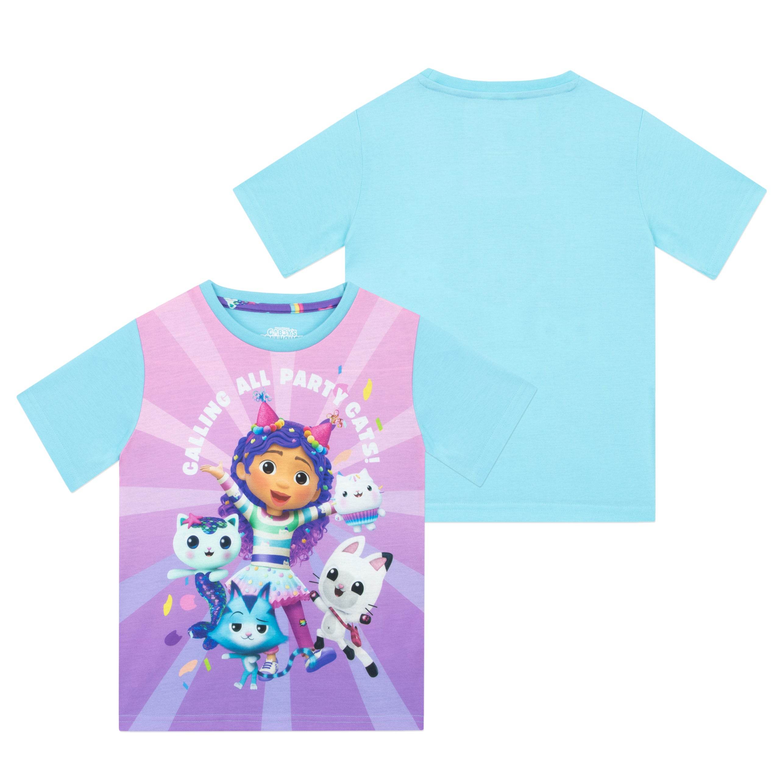 Gabby's Dollhouse Meisjes Glitter Maakt Alles Beter Lange Roze Pyjama Set Gabby's Dollhouse Meisjes Glitter Maakt Alles Beter Lange Roze Pyjama Set
