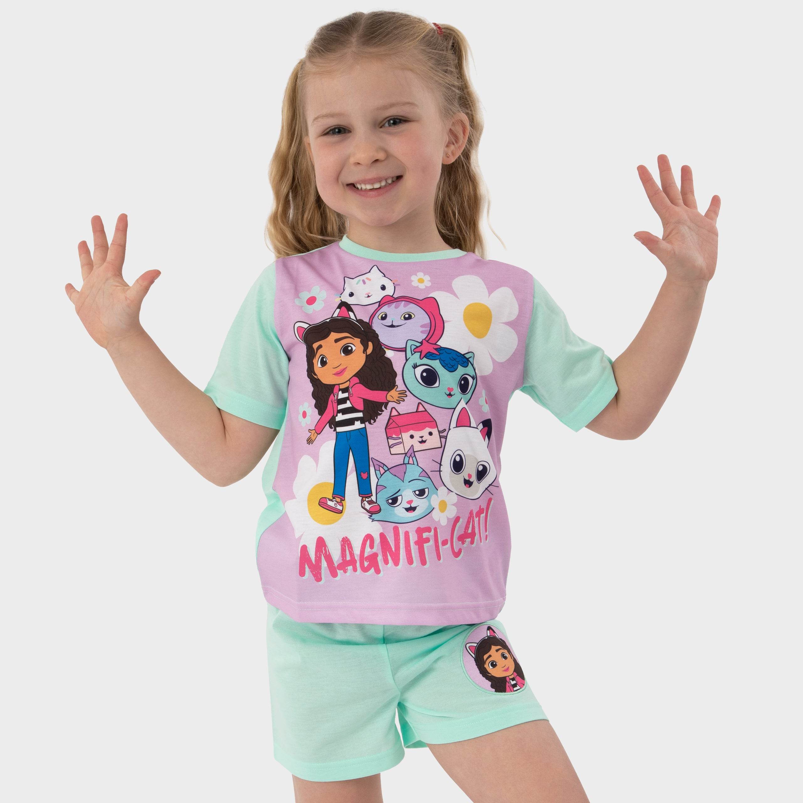 Gabby's Dollhouse Girls Short Pyjamas - Magnifi-cat! - Character.com