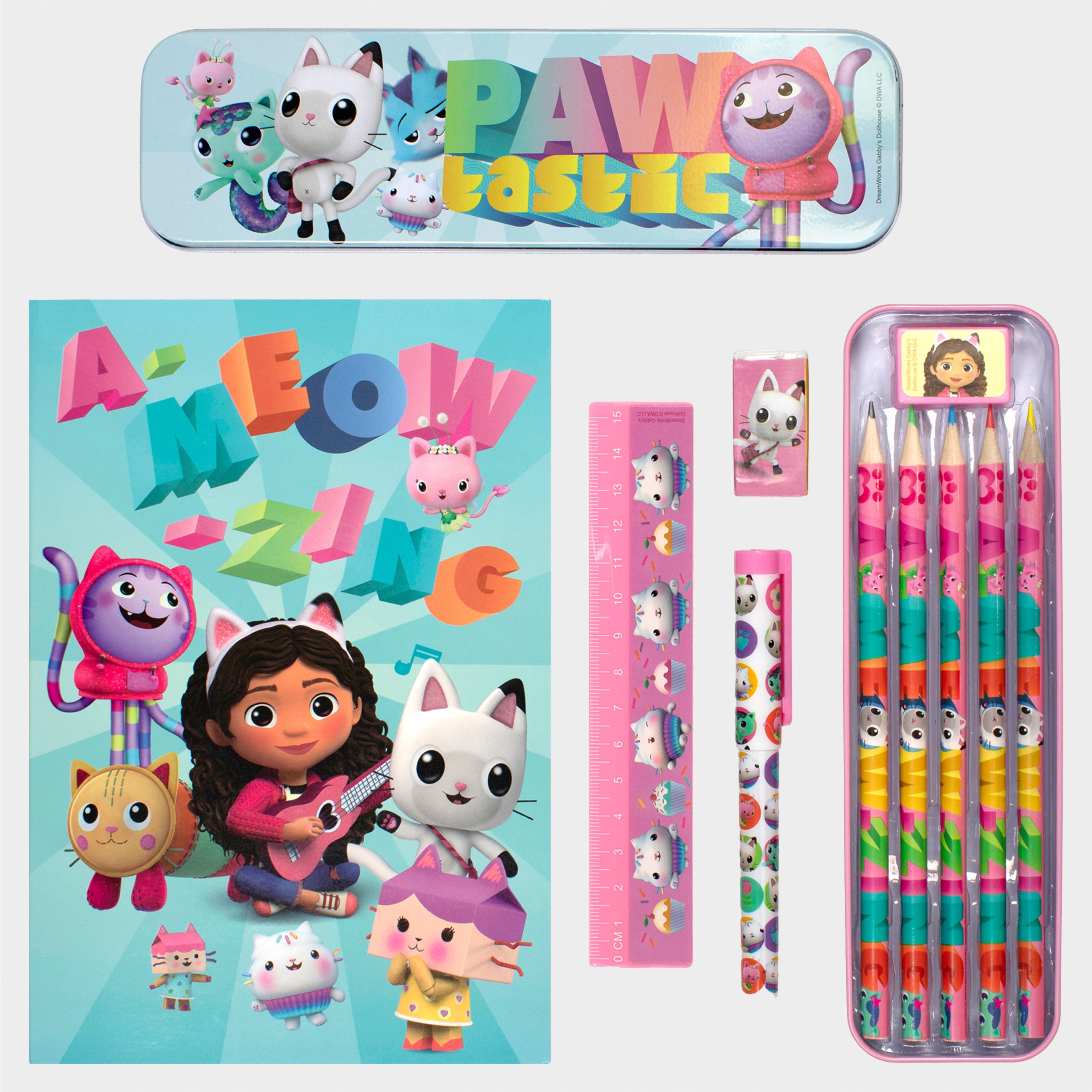 Gabbys Dollhouse Stationary Set