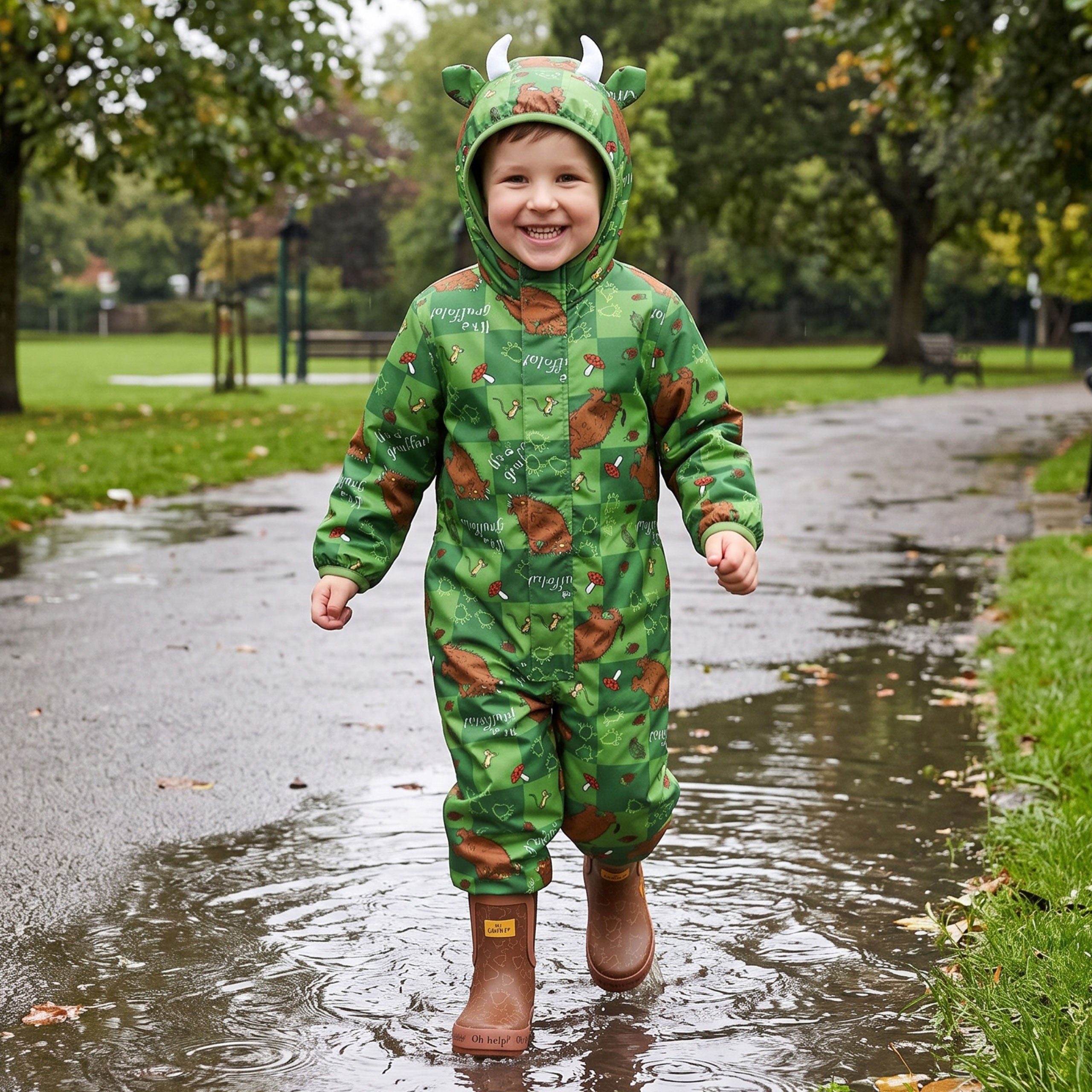 The Gruffalo Fleece Lined Body Puddle suit