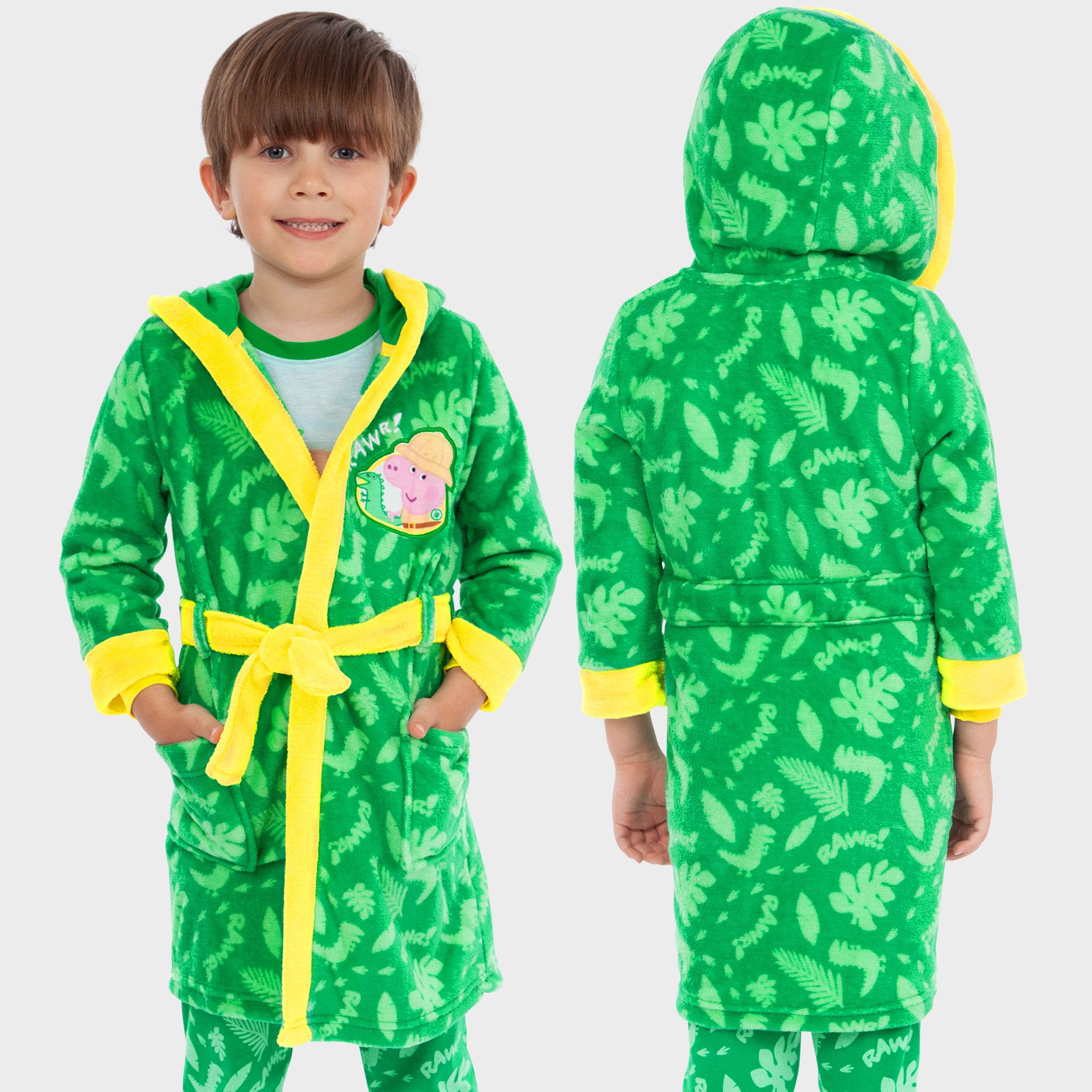 Sleepwear Boys Long Dressing Gown FORMRS Kids Bathrobe Unisex Hooded Robe Toddler Pajamas Sleepwear, Size 4- Sleepwear Boys Long Dressing Gown FORMRS Kids Bathrobe Unisex Hooded Robe Toddler Pajamas Sleepwear, Size 4-