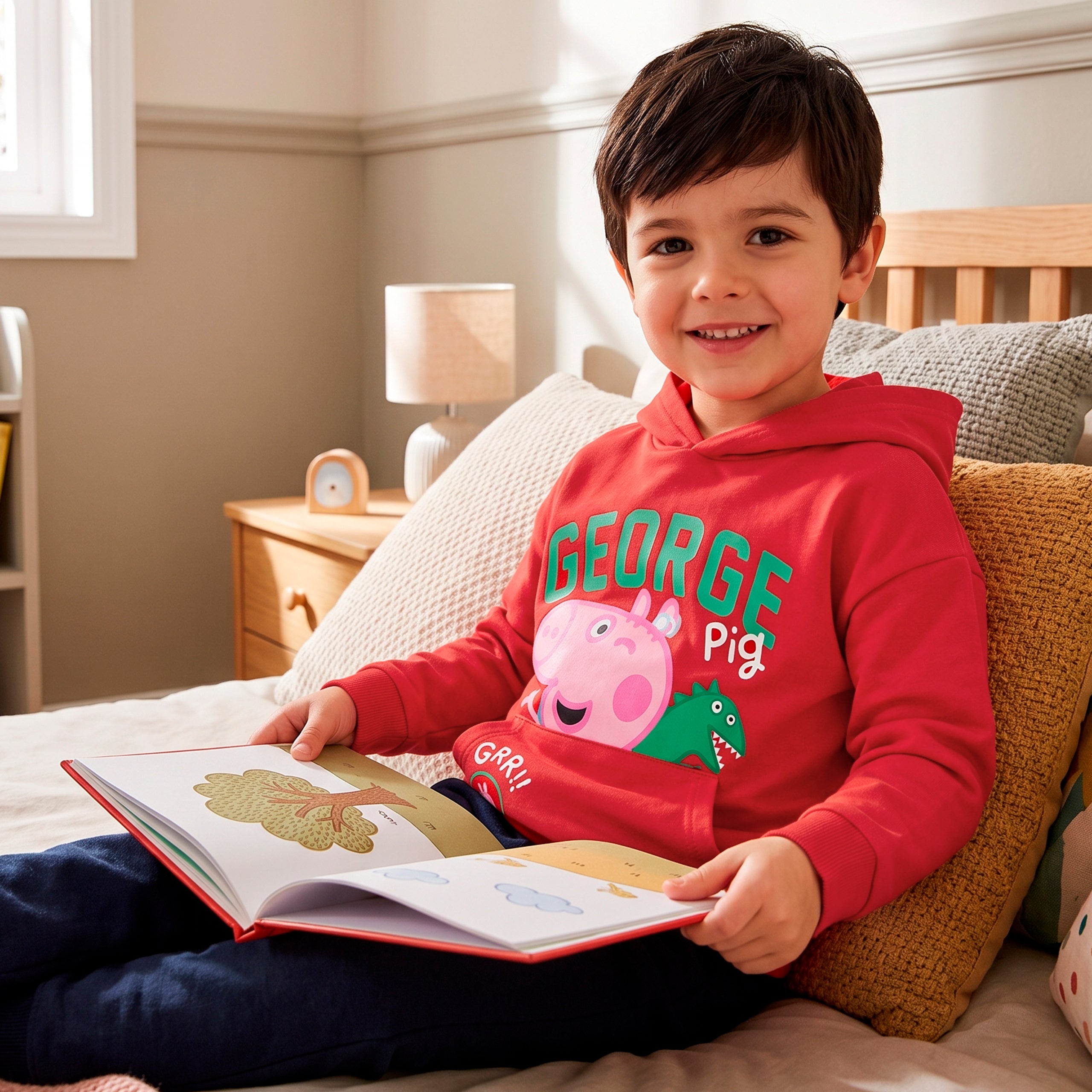 Peppa Pig George Pig Mr Dino Hoodie