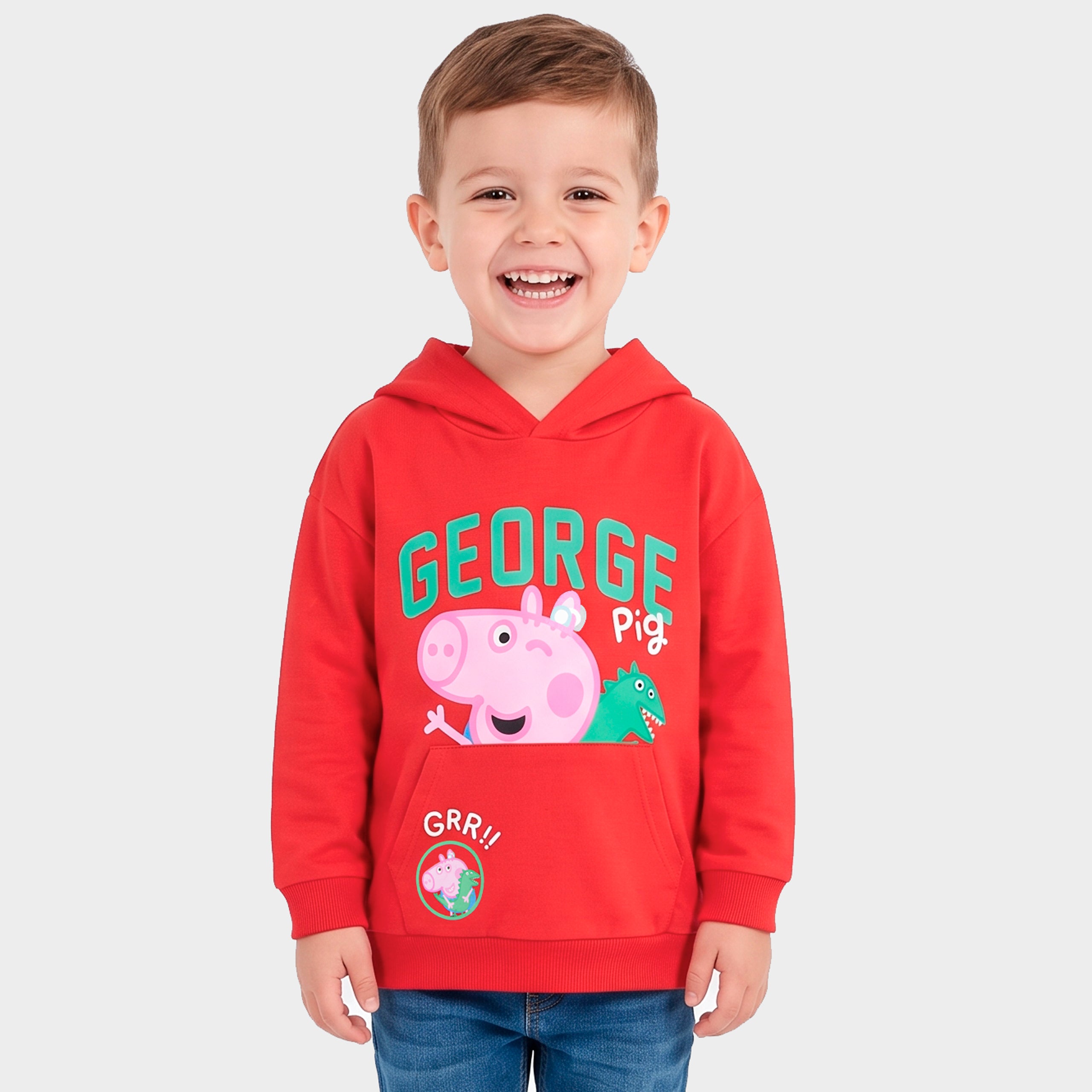 Peppa Pig George Pig Mr Dino Hoodie