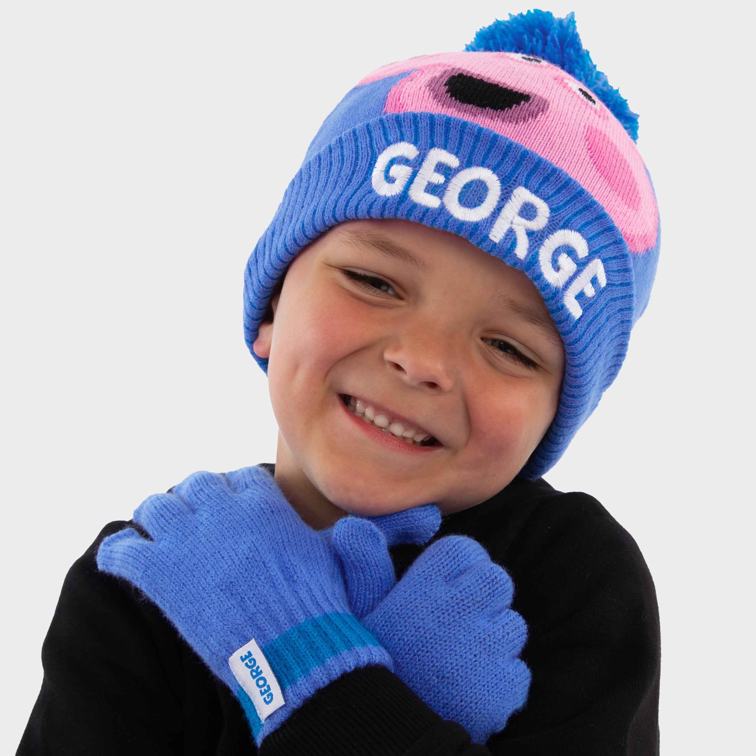 George Pig Winter Hat And Gloves Set