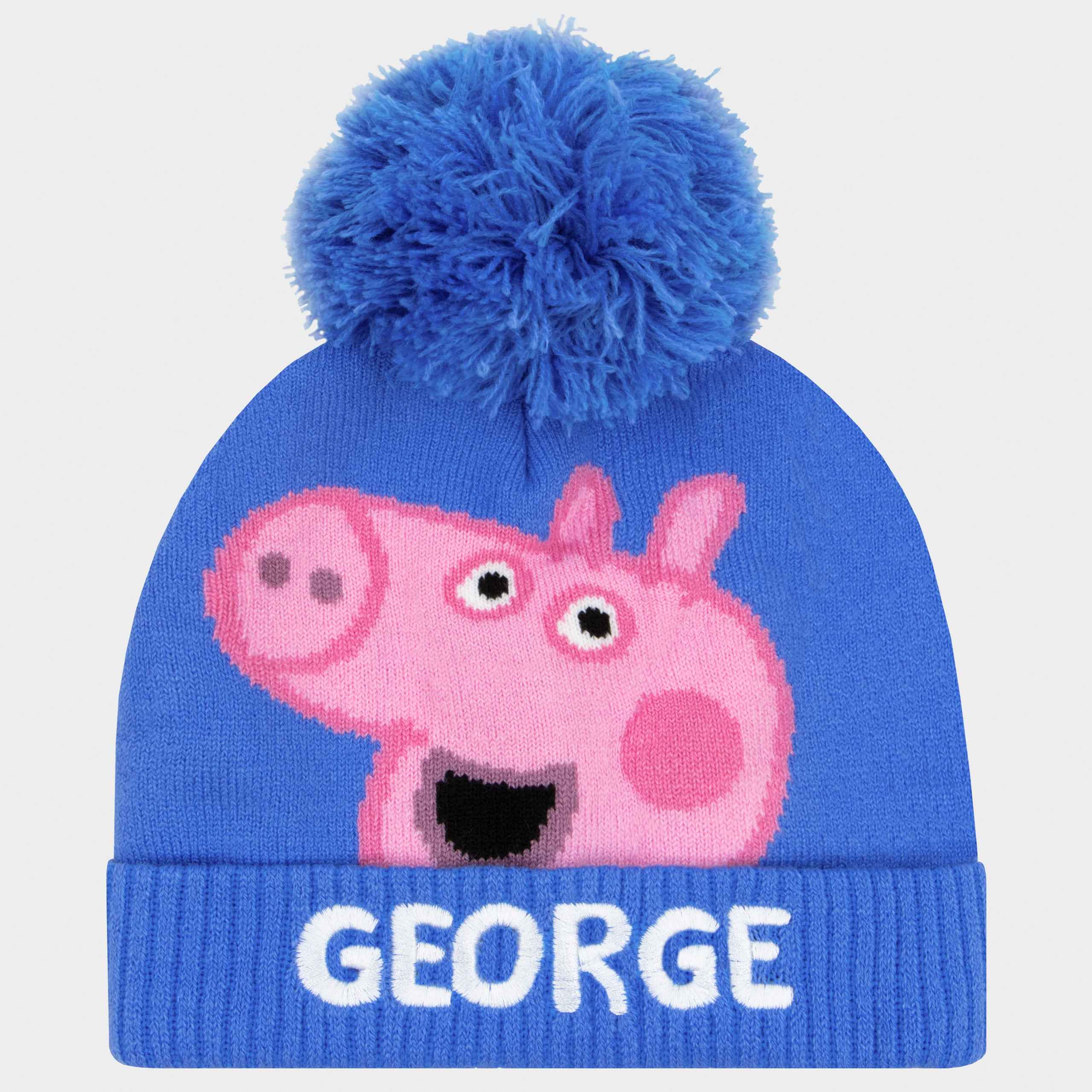 George Pig Winter Hat And Gloves Set