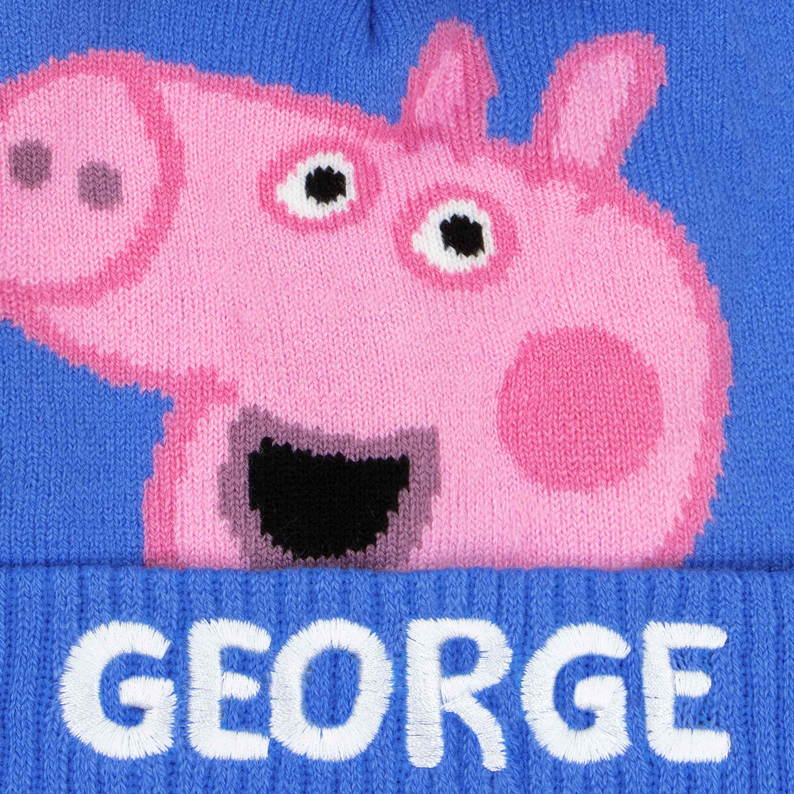George Pig Winter Hat And Gloves Set