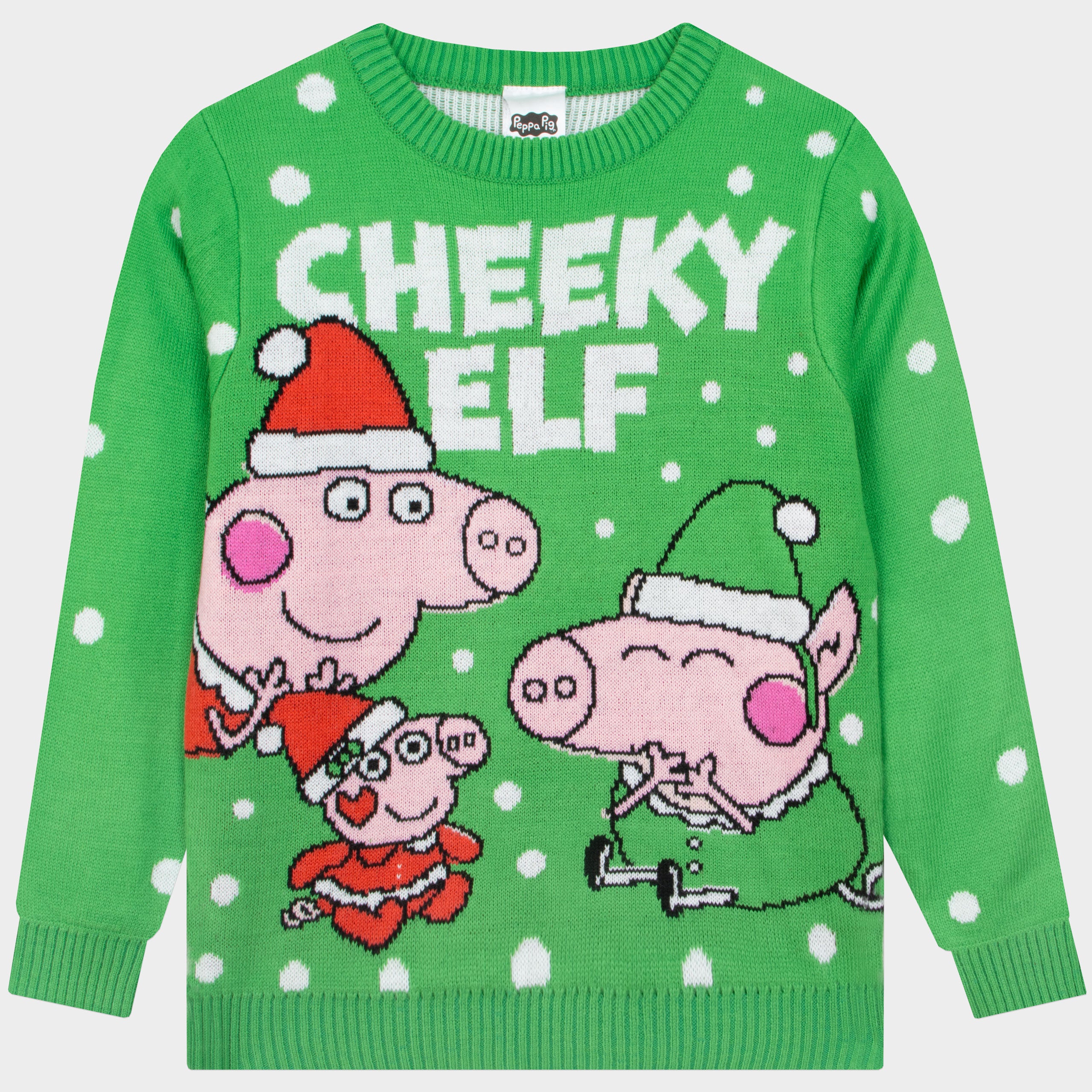 George Pig Cheeky Elf Christmas Jumper