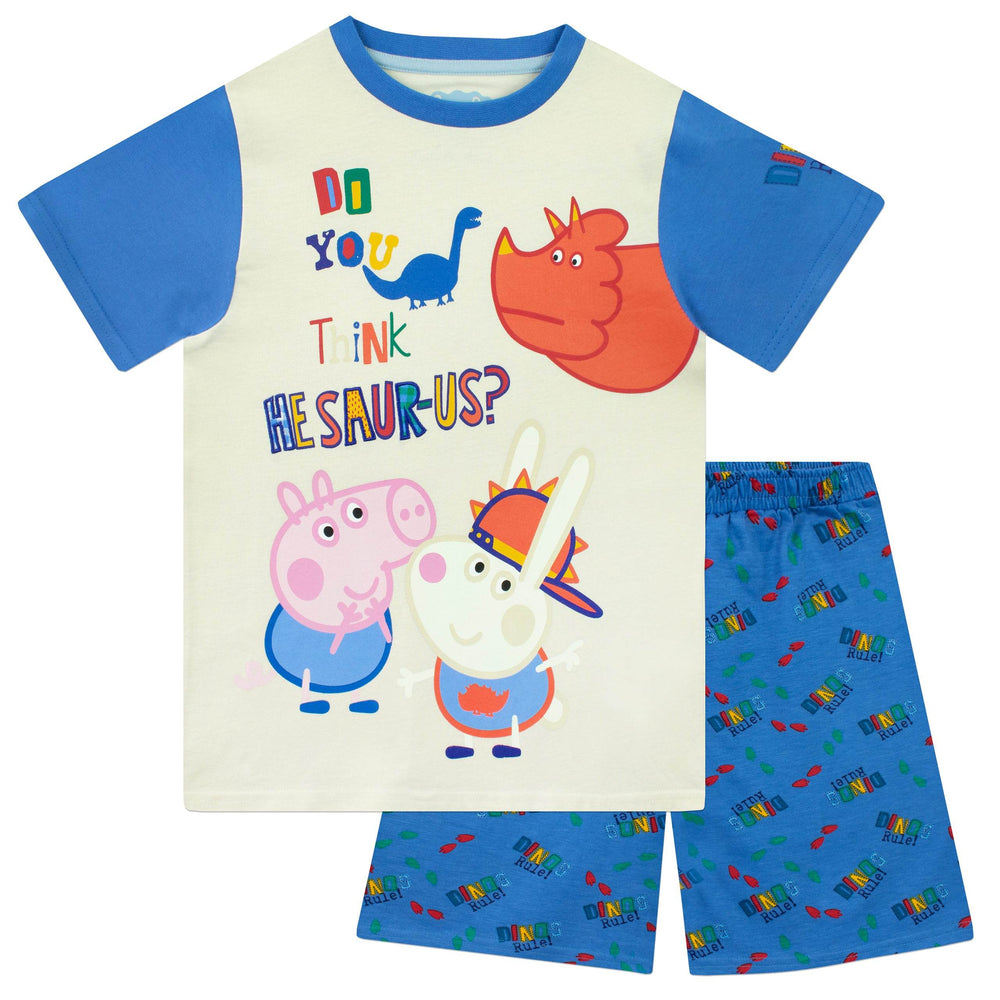 Peppa Pig Jongens George Pig-jurk en pyjamaset Groen 104