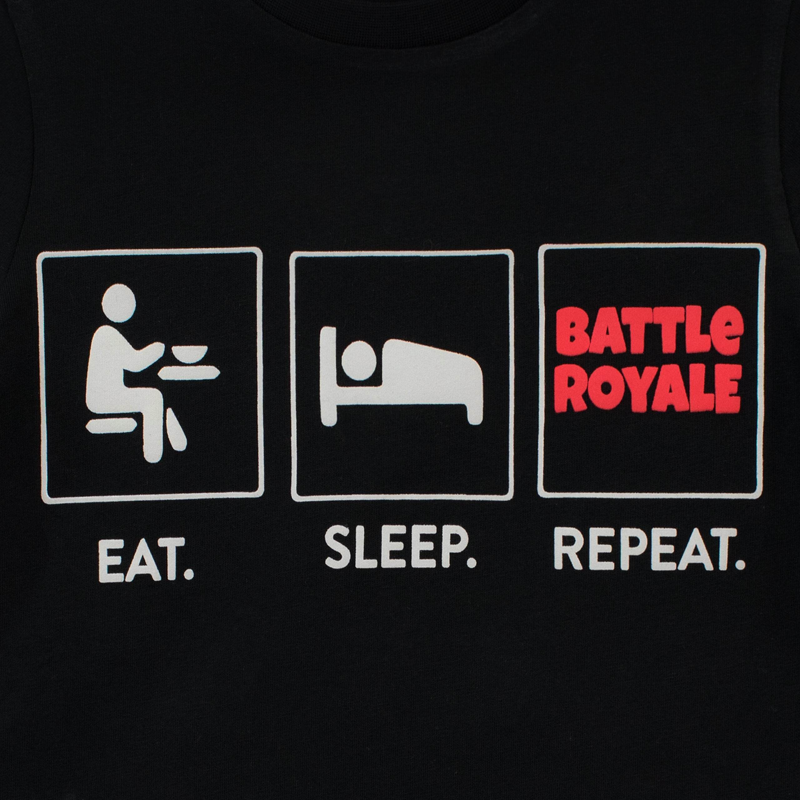 Battle Royale Eat. Sleep. Repeat. T-Shirt - Character.com