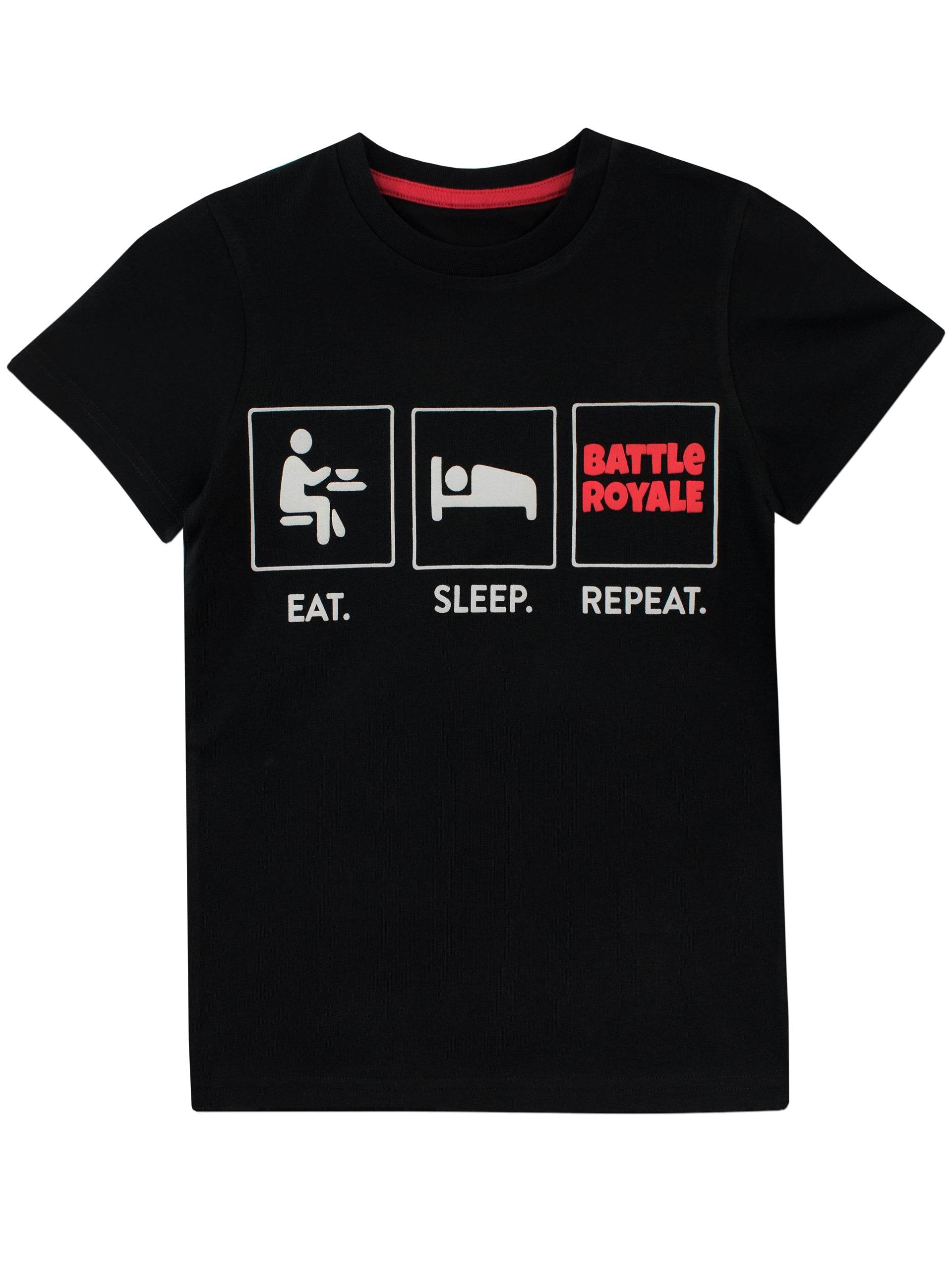 Battle Royale Eat. Sleep. Repeat. T-Shirt - Character.com
