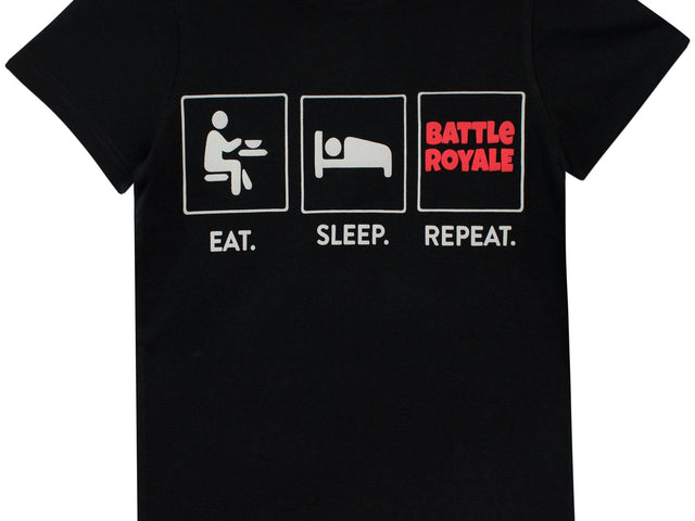 Battle Royale Eat. Sleep. Repeat. T-Shirt - Character.com