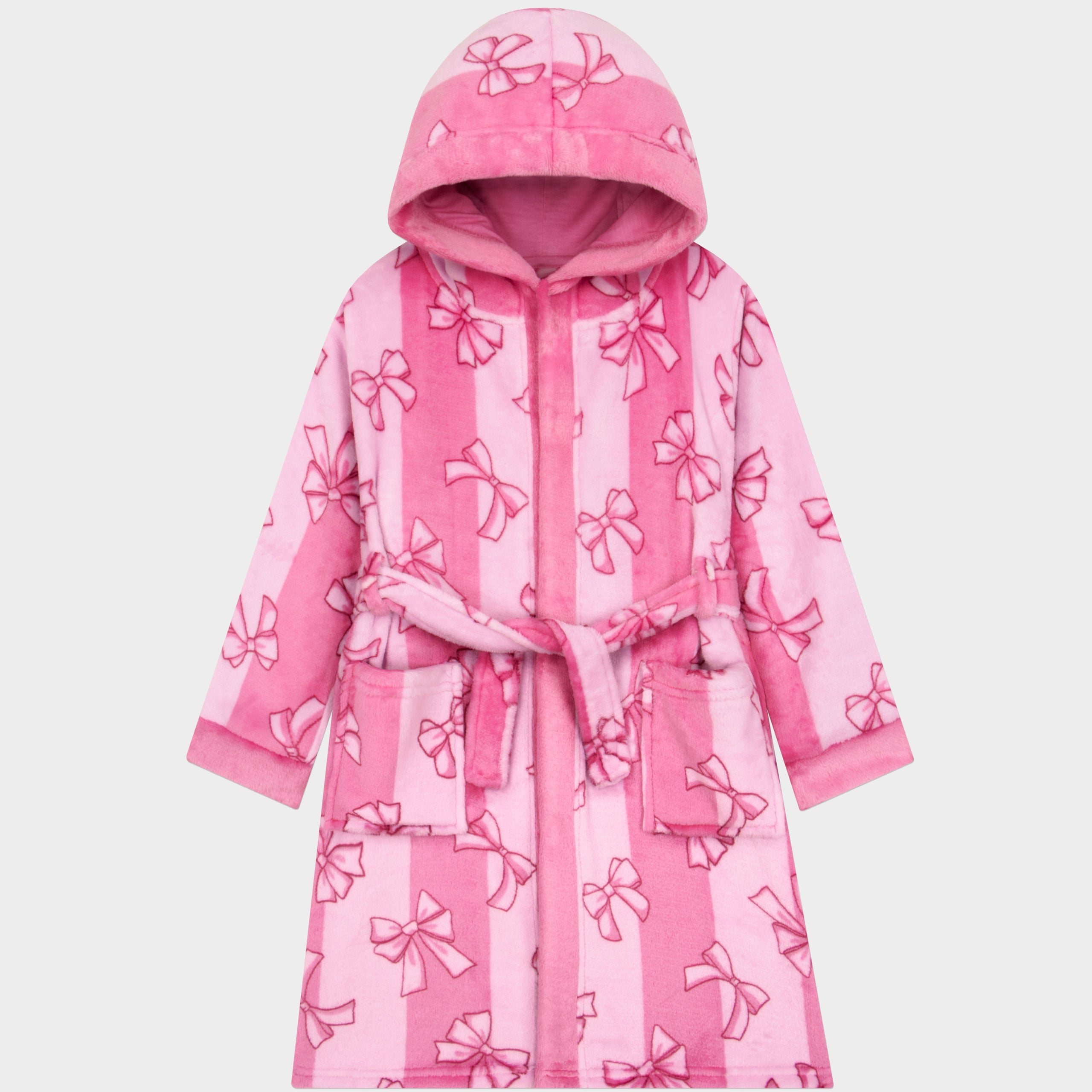 Harry Bear Stripes & Bows Dressing Gown
