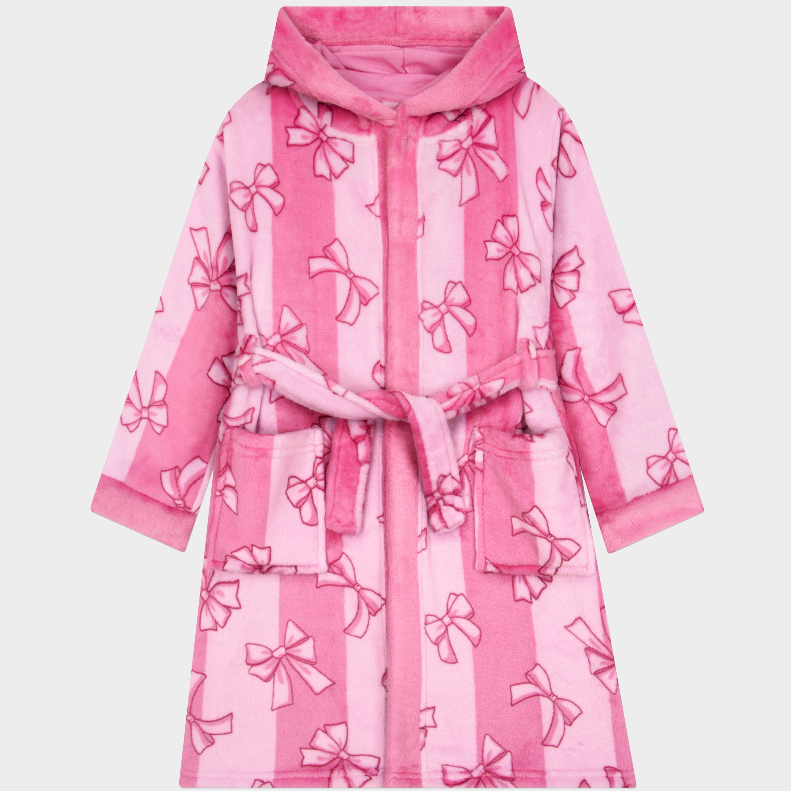 Harry Bear Stripes & Bows Dressing Gown