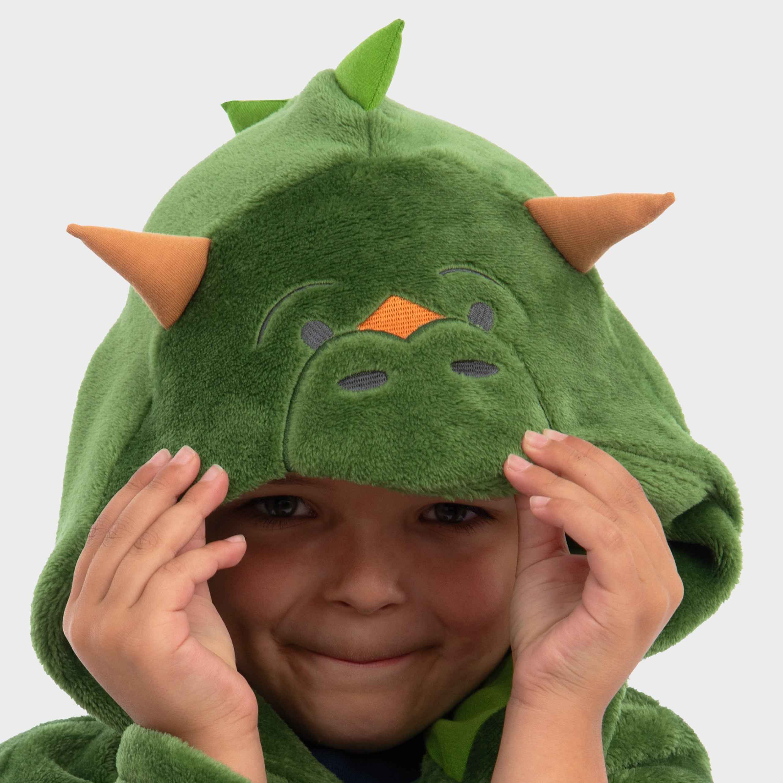 Harry Bear Dinosaur Dressing Gown - 3D Horns