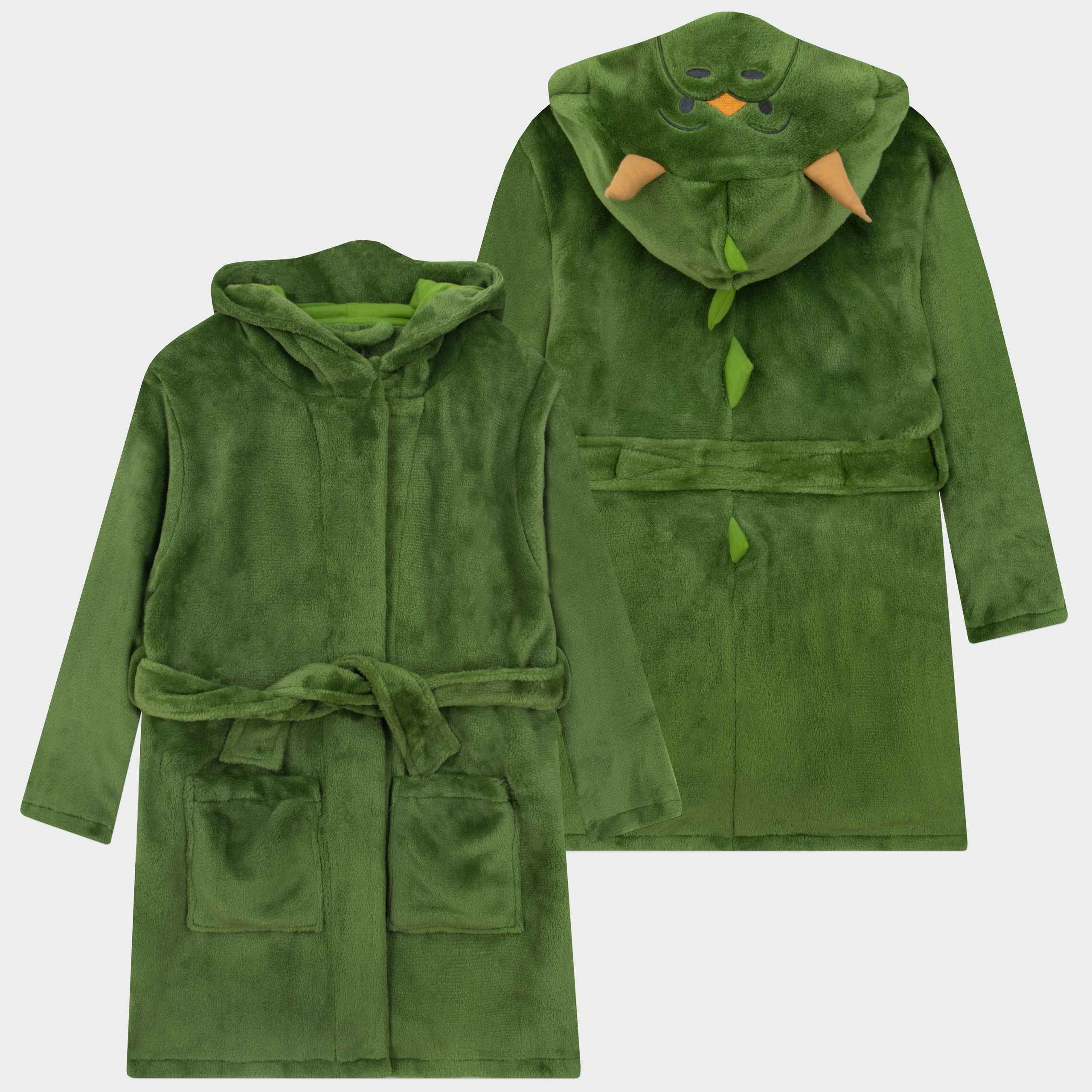 Harry Bear Dinosaur Dressing Gown - 3D Horns