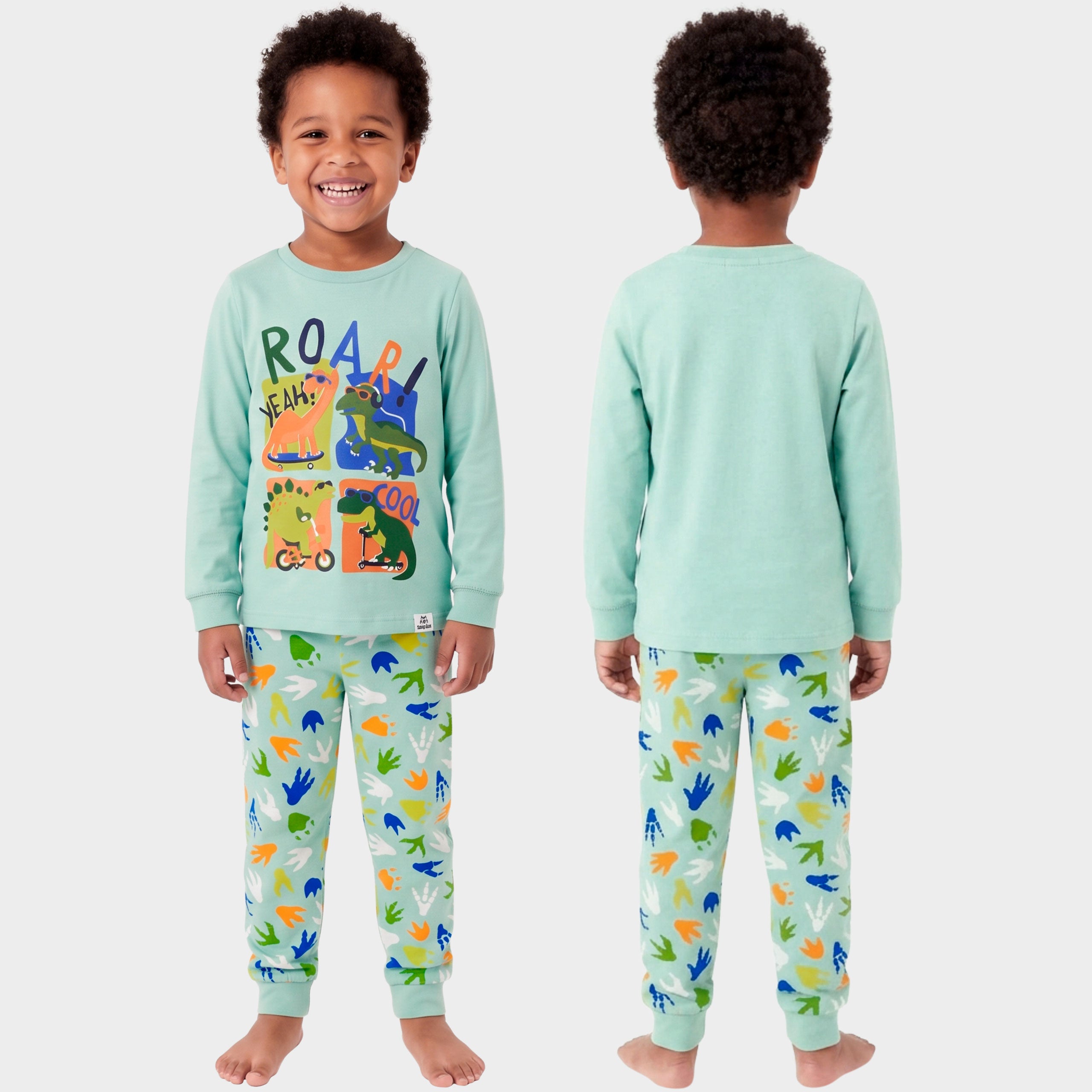 Harry Bear Dinosaur Dressing Gown and Pyjama Set