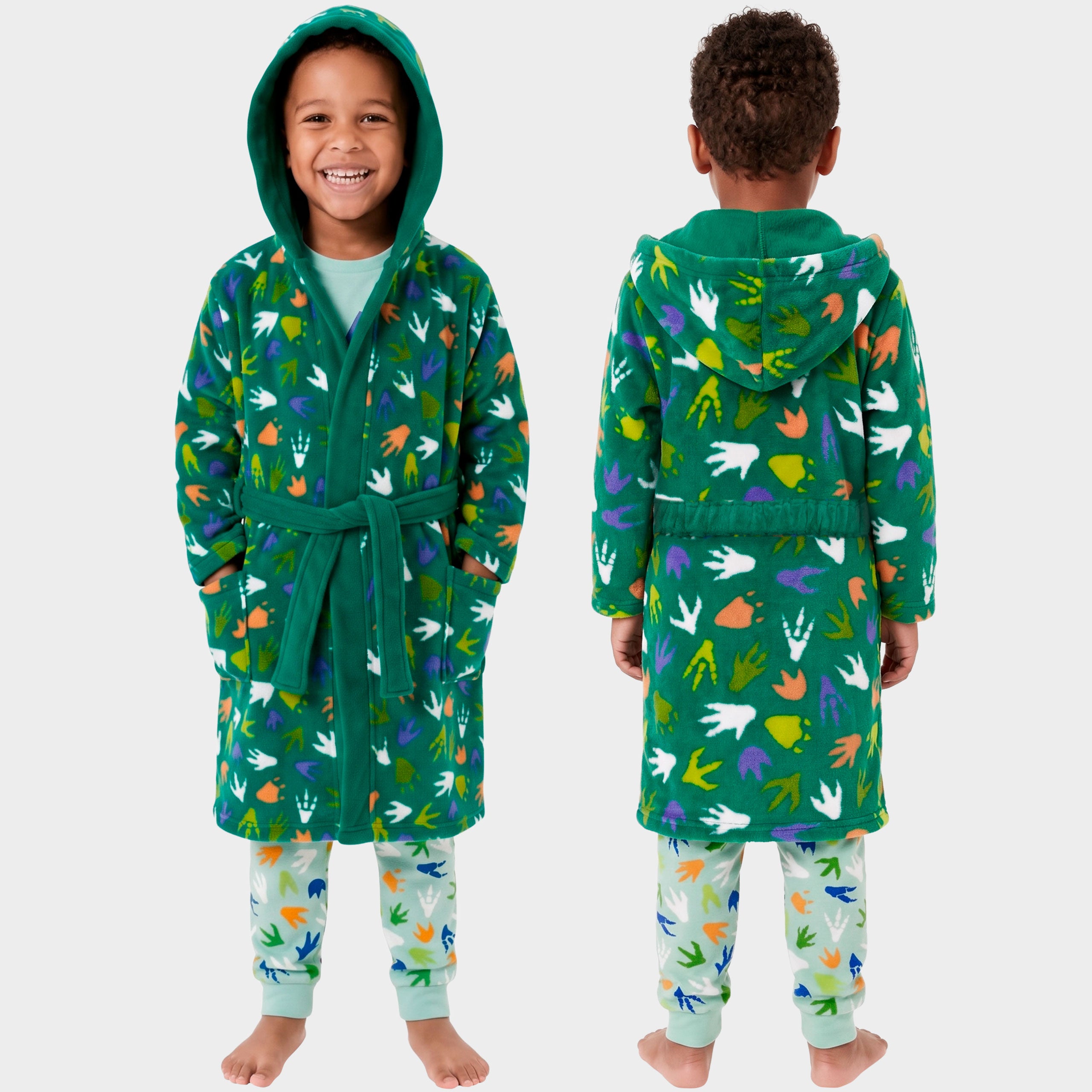 Harry Bear Dinosaur Dressing Gown and Pyjama Set