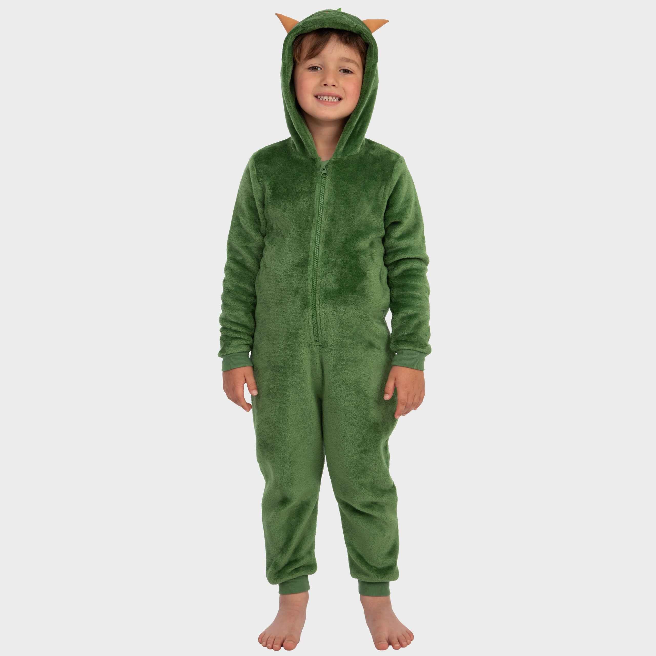 Harry Bear Dinosaur Onesie - 3D Horns