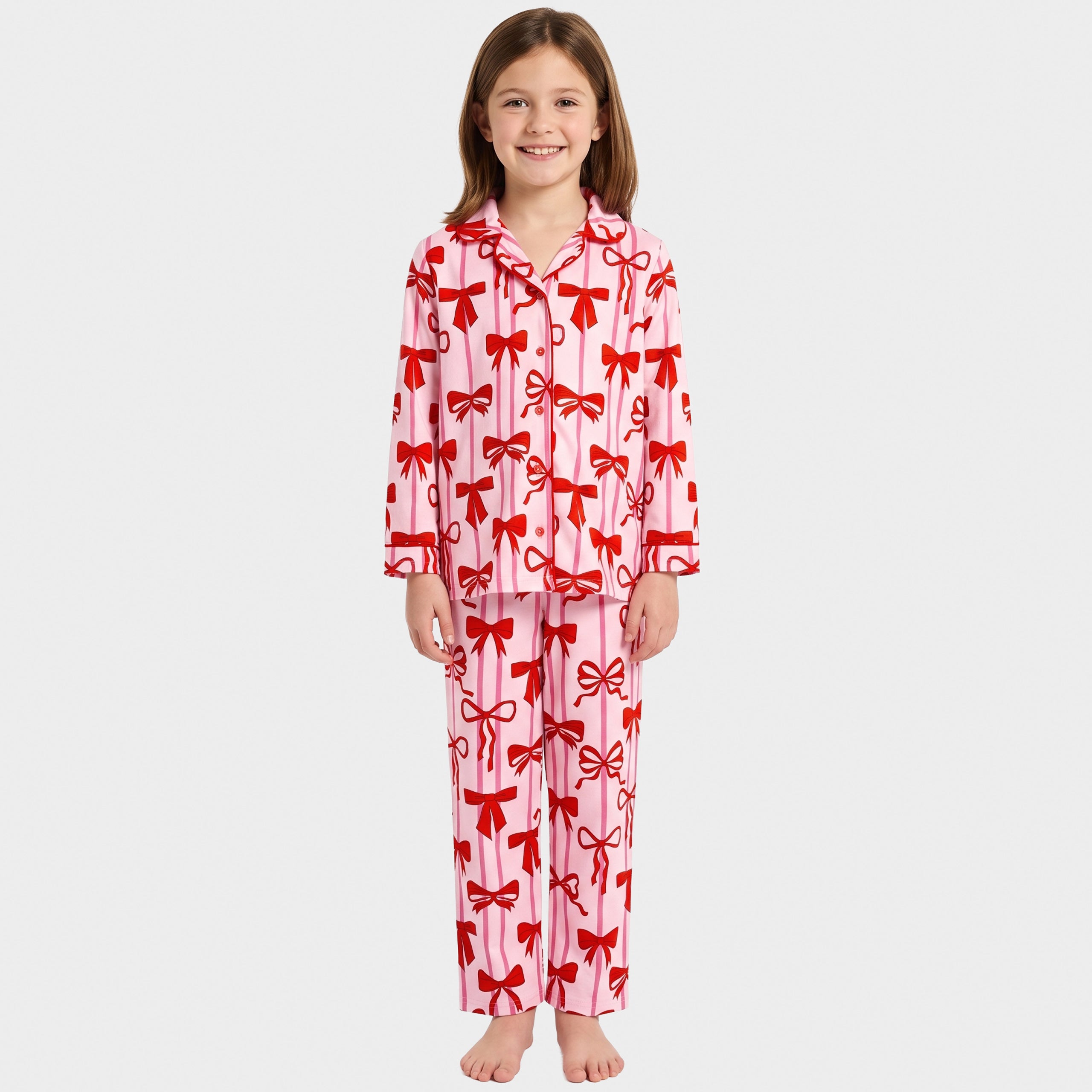 Harry Bear Button Up Fleece Pyjamas
