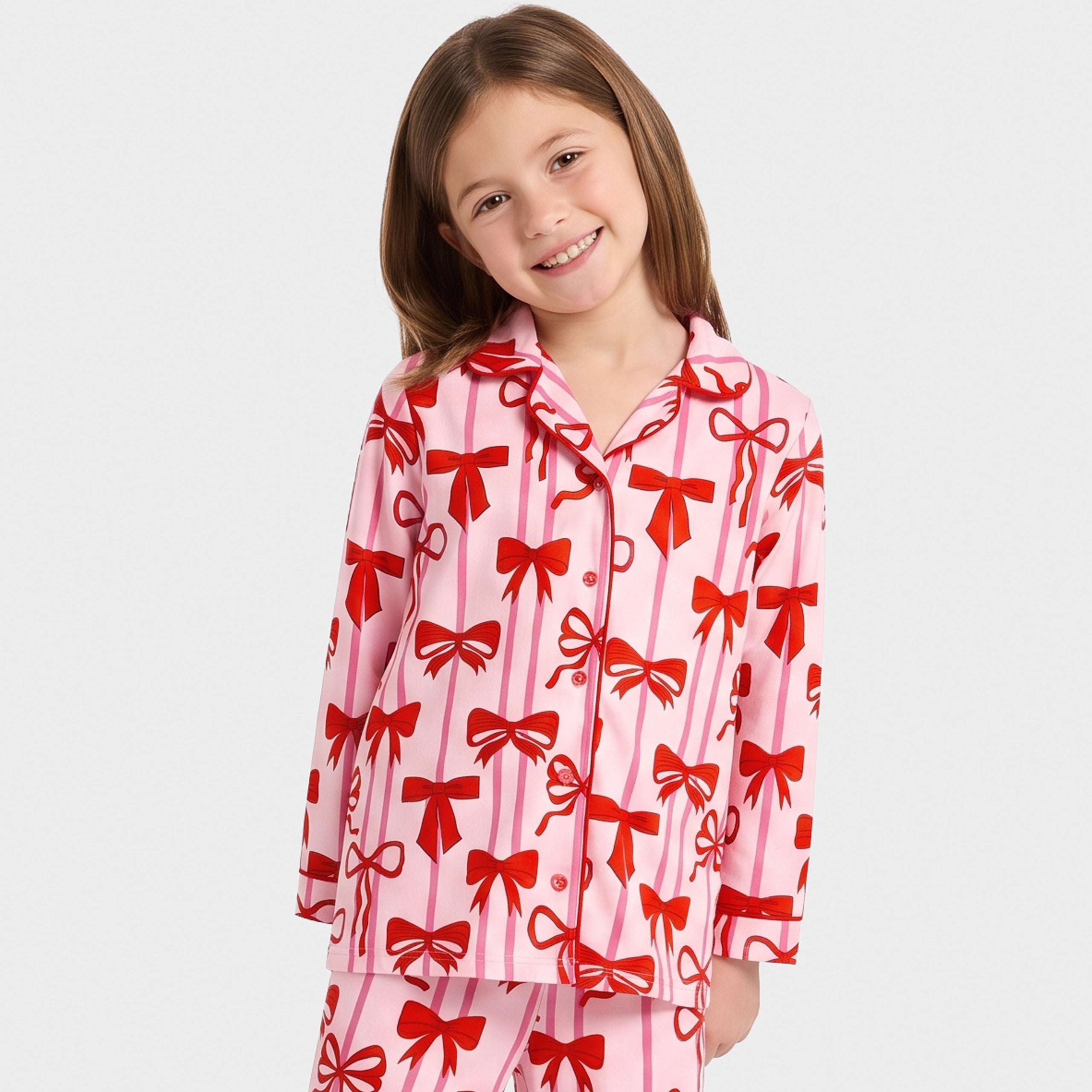 Harry Bear Button Up Fleece Pyjamas