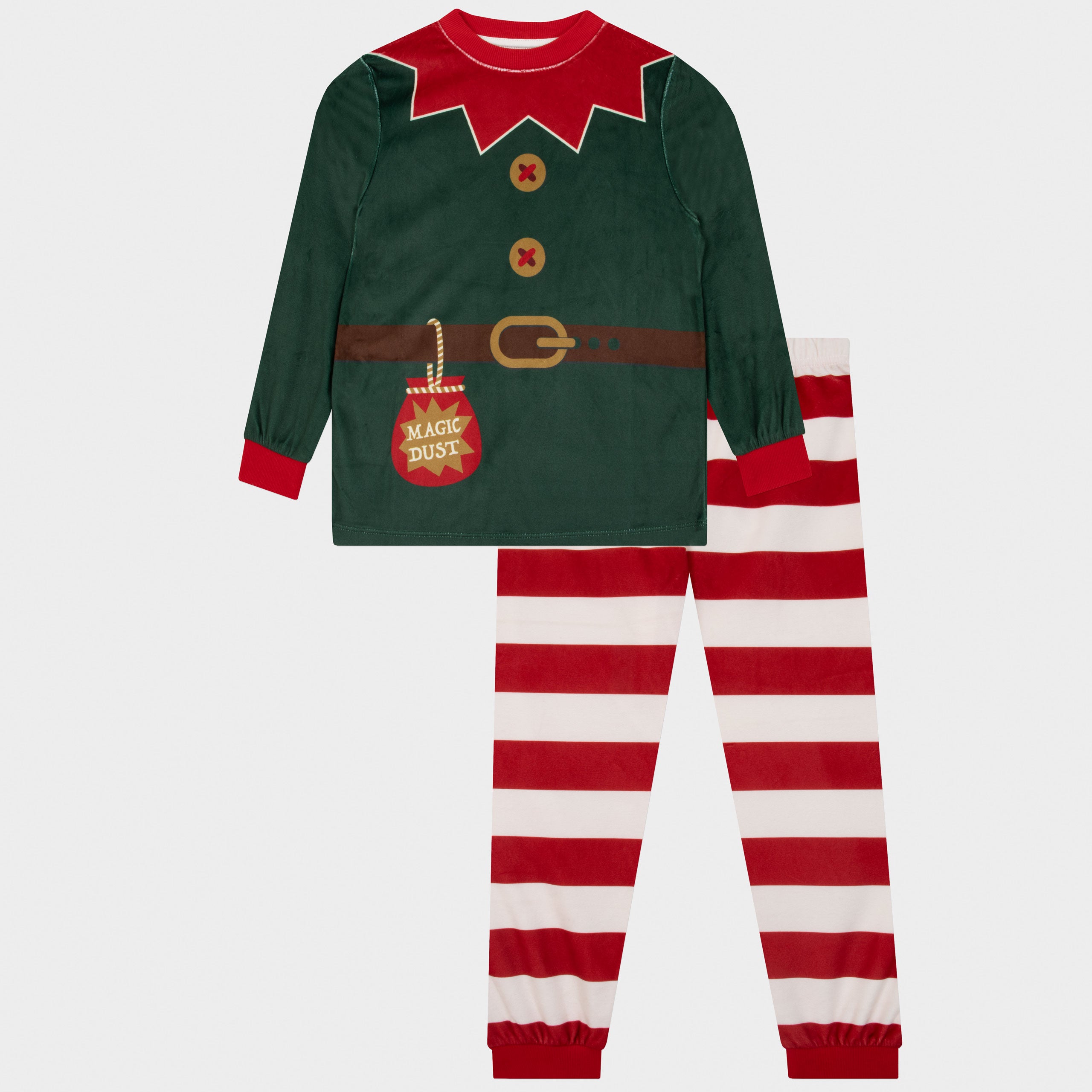 Harry Bear Elf Christmas Fleece Pyjamas