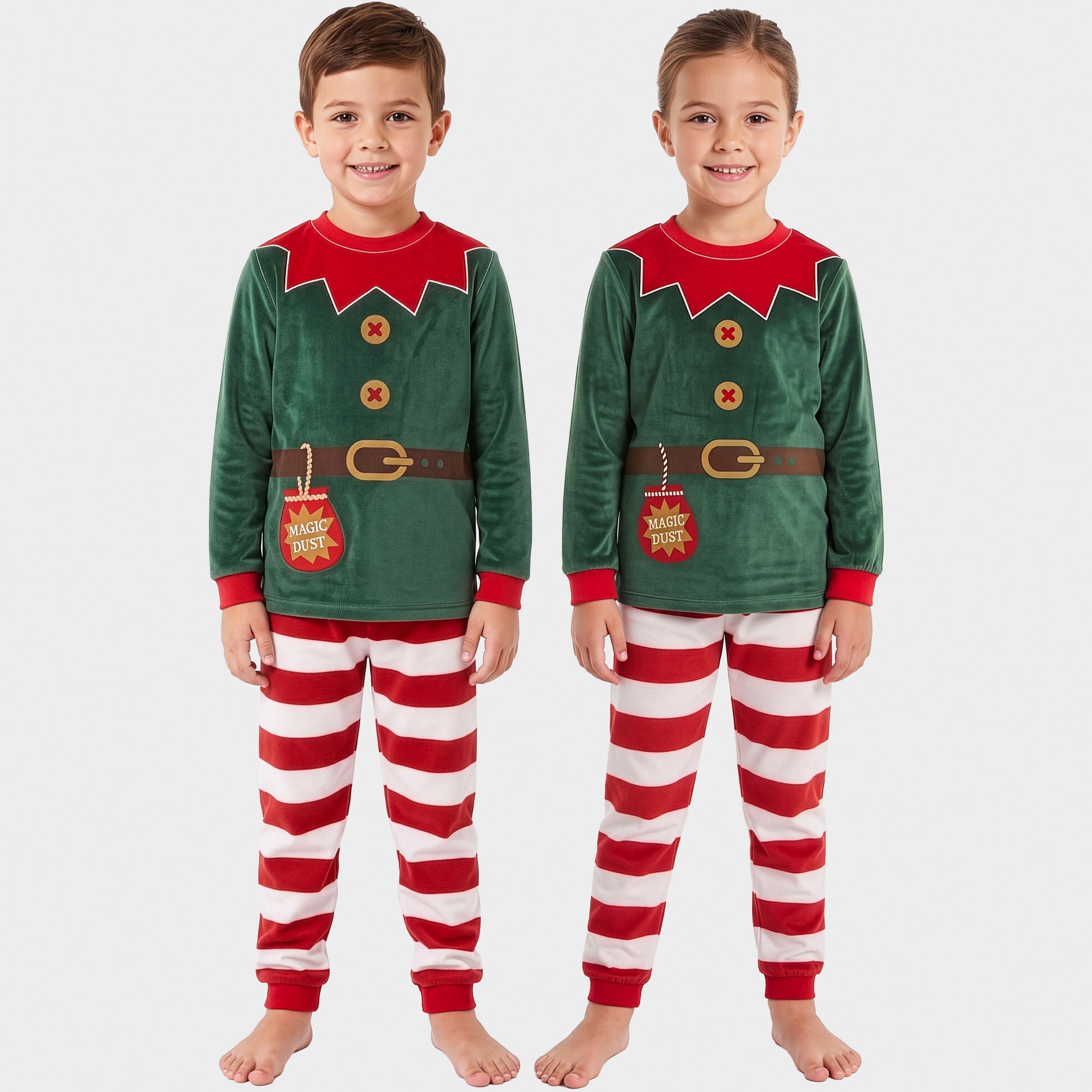 Harry Bear Elf Christmas Fleece Pyjamas
