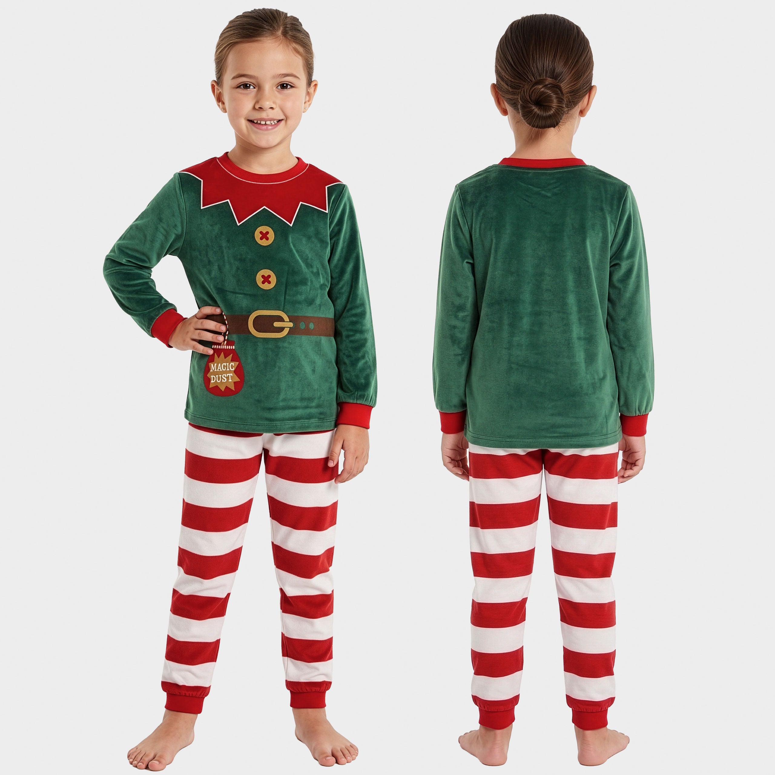 Harry Bear Elf Christmas Fleece Pyjamas
