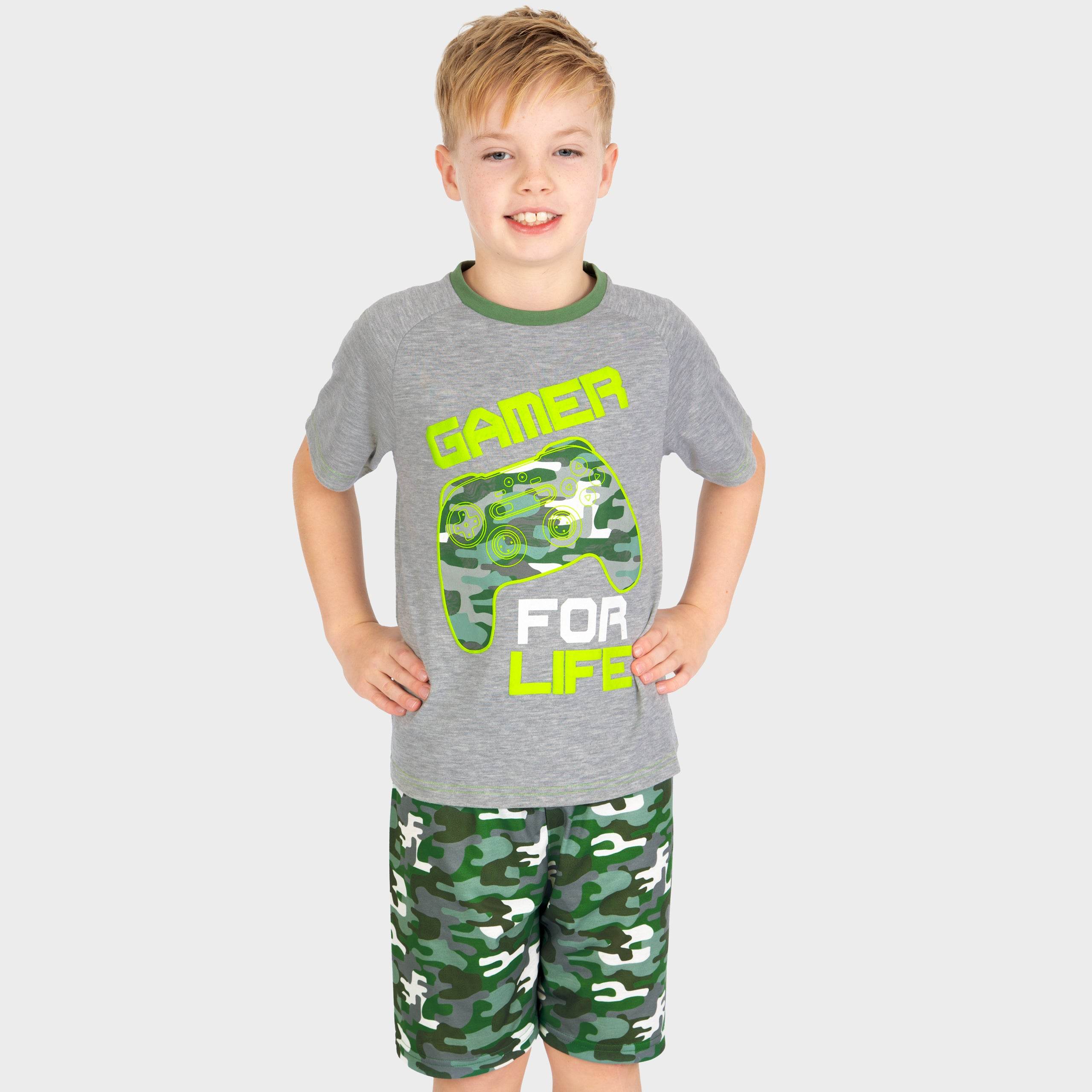 Harry Bear Boys Gaming Short Pyjama Set - Character.com