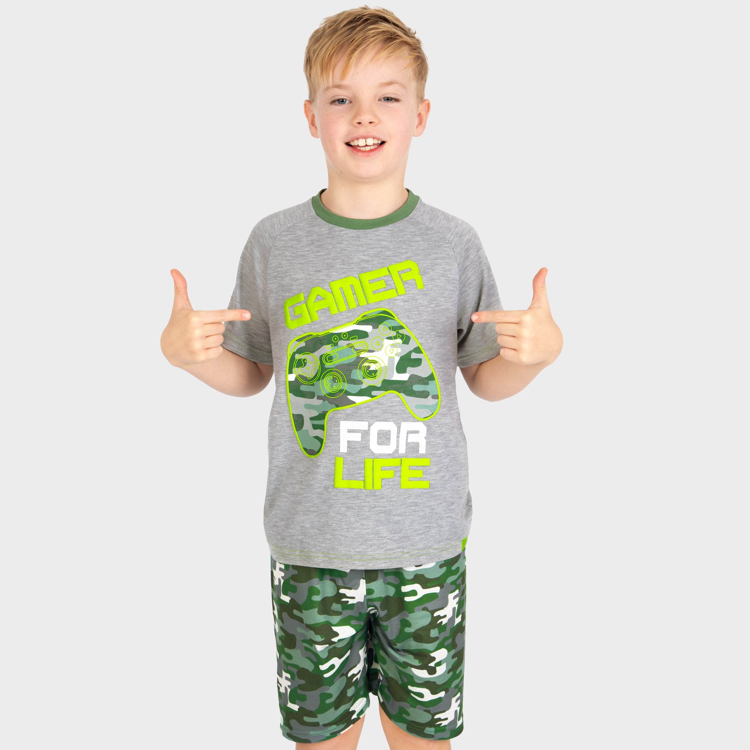 Harry Bear Boys Gaming Short Pyjama Set - Character.com