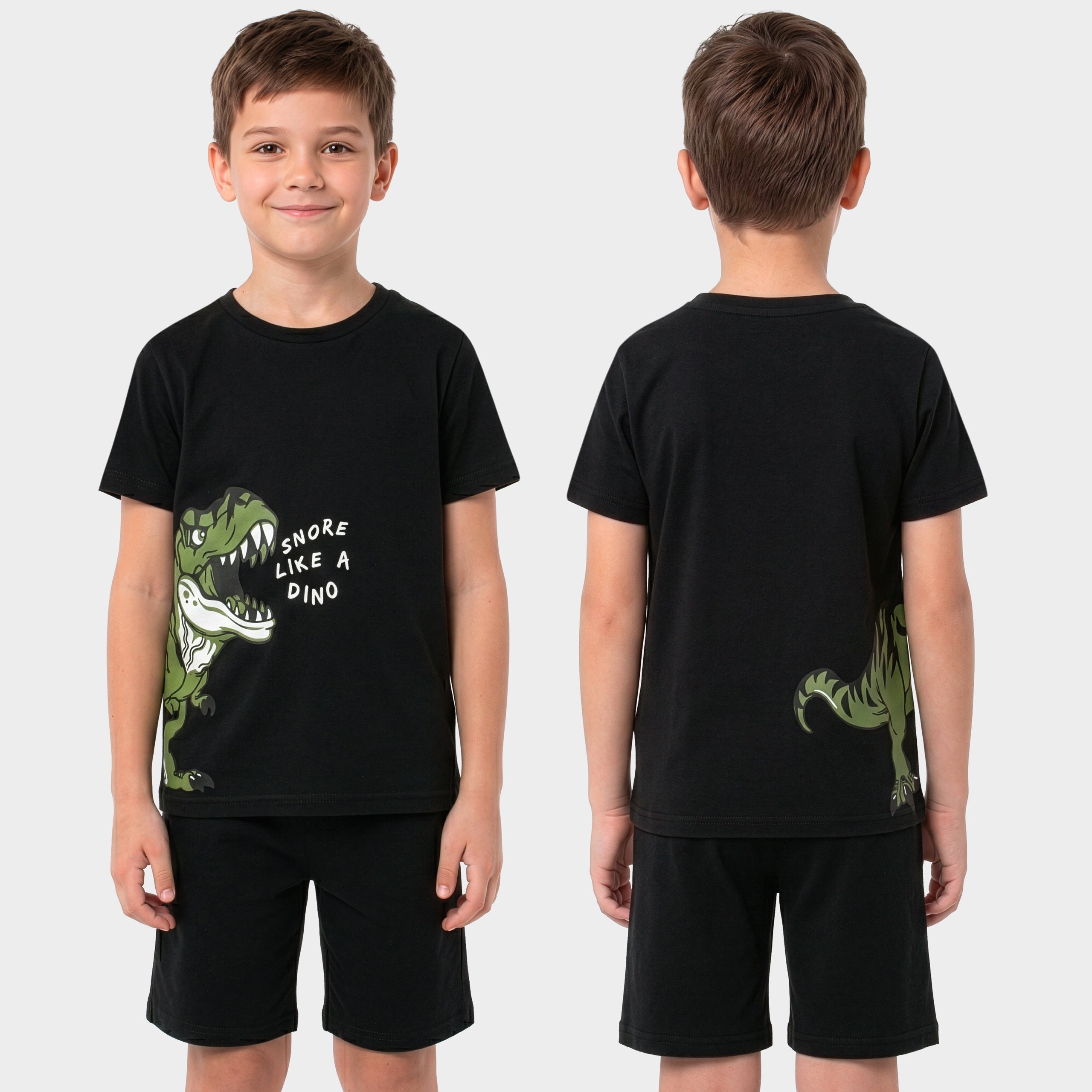 Harry Bear Dinosaur And Camo 2 Pack Pyjamas