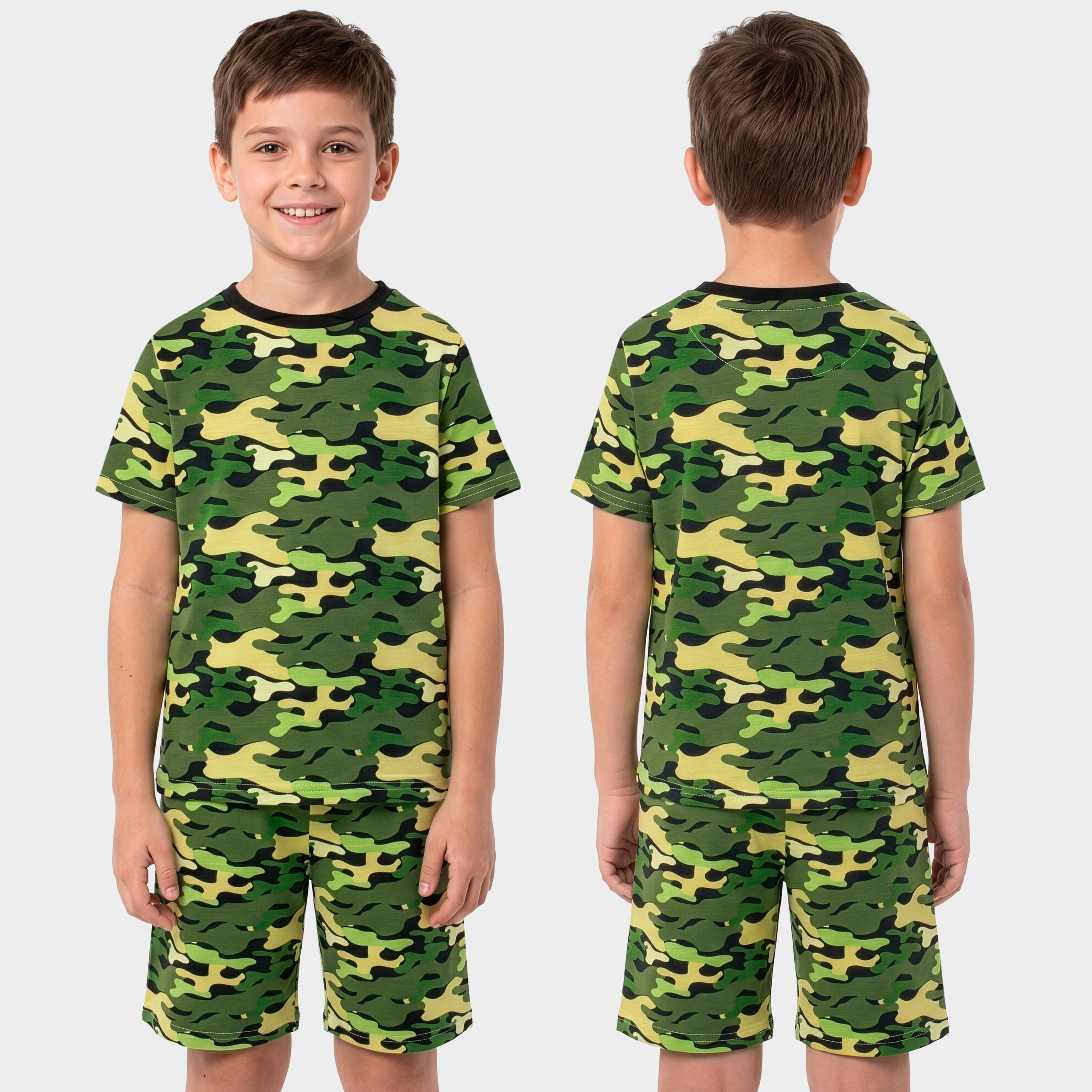 Harry Bear Dinosaur And Camo 2 Pack Pyjamas