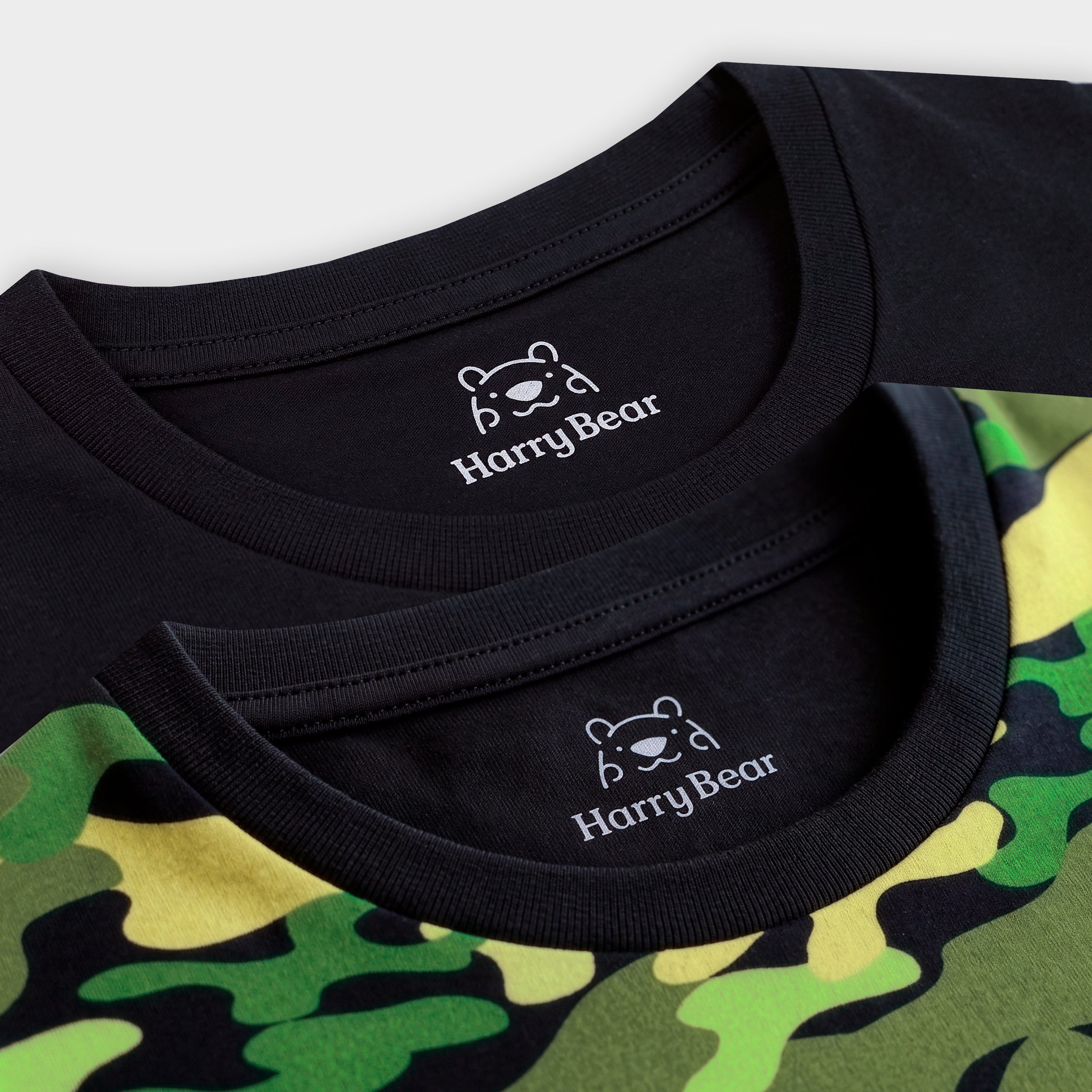 Harry Bear Dinosaur And Camo 2 Pack Pyjamas