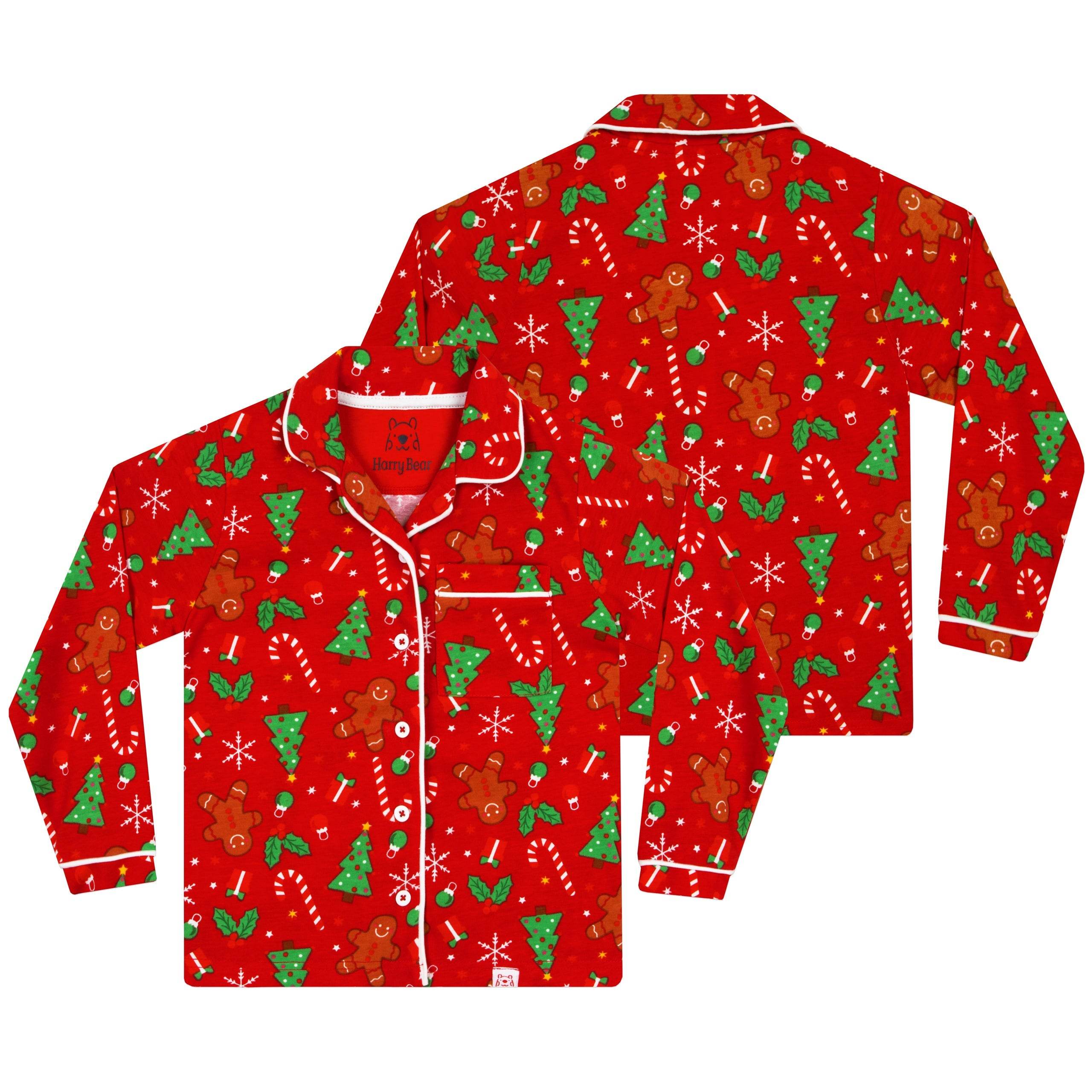 Harry Bear Boys Gingerbread Christmas Pyjamas - Character.com