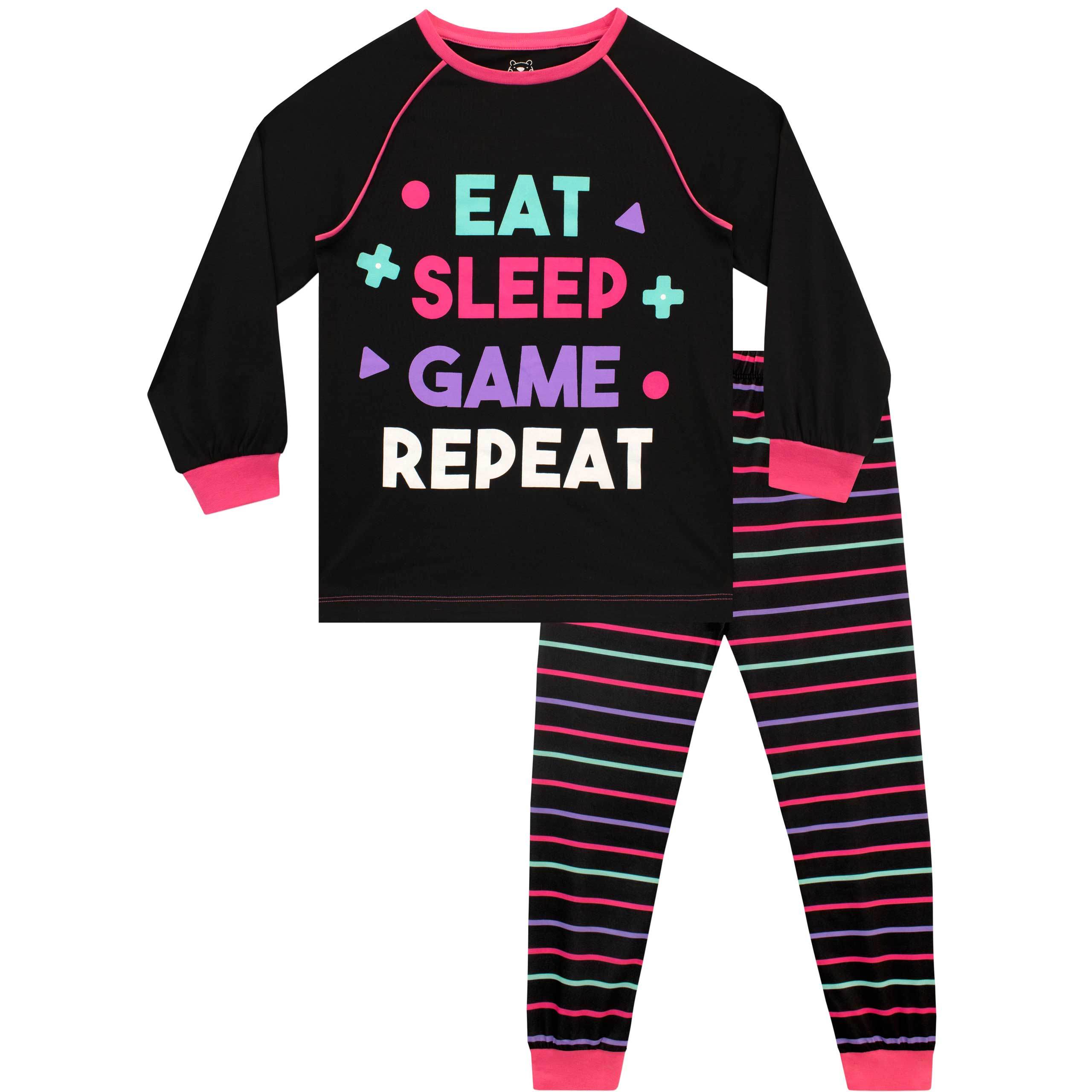Harry Bear Girls Gamer Pyjamas - Character.com