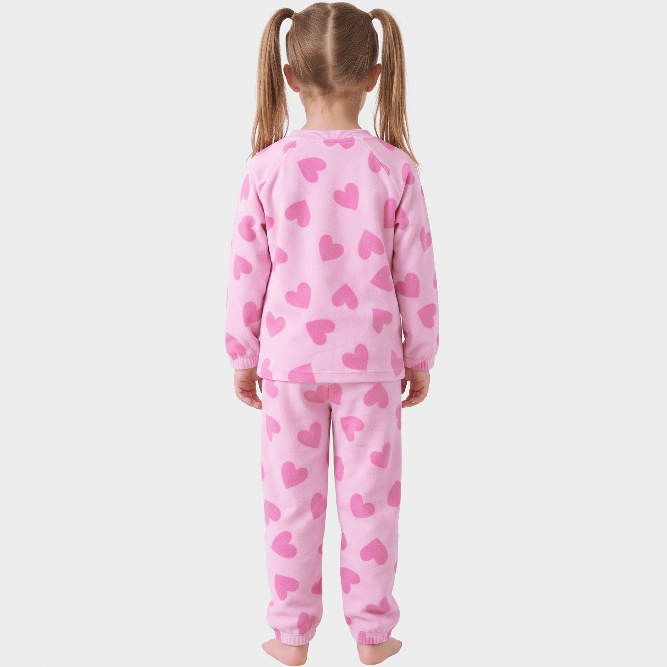 Harry Bear Heart Plush Fleece Pyjamas