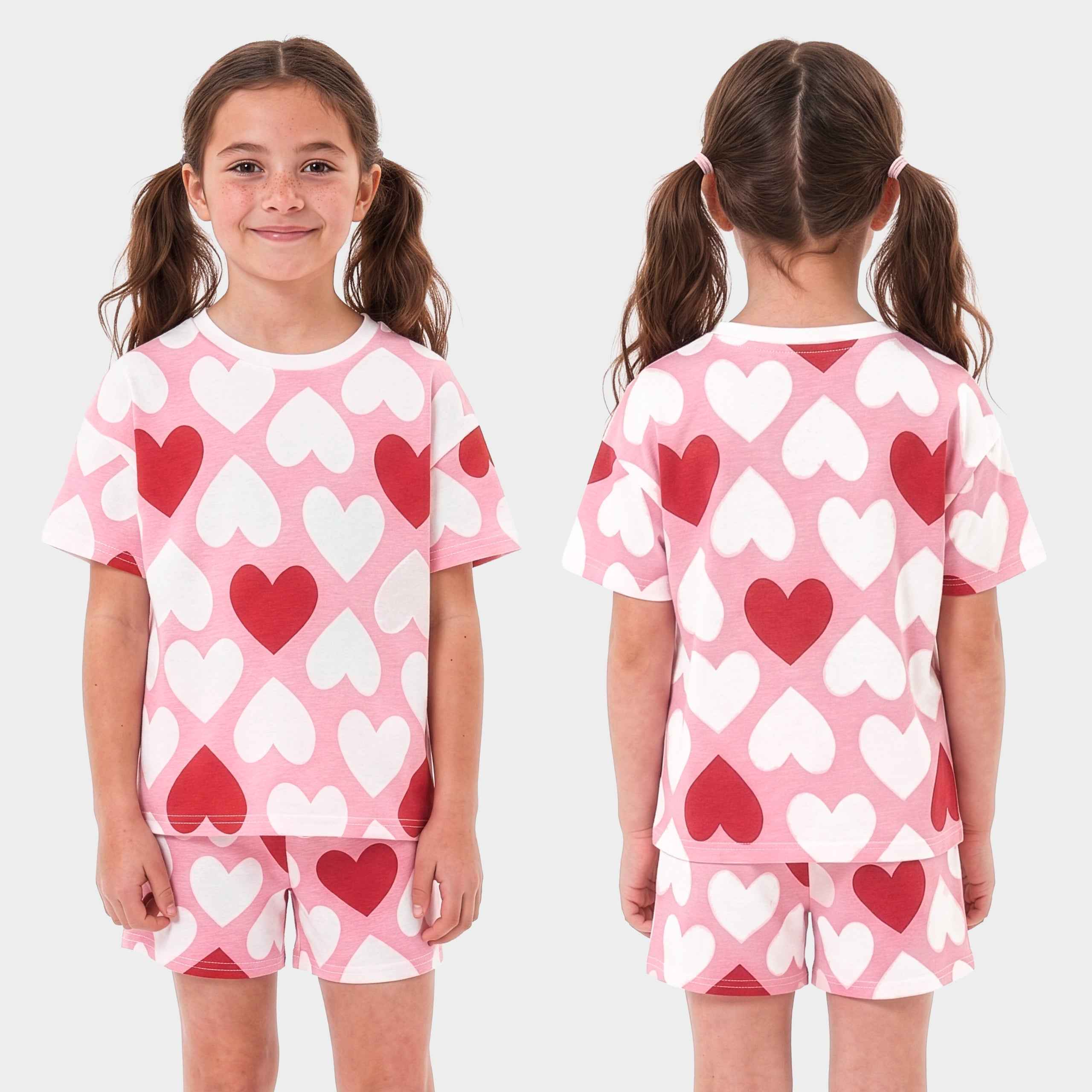 Hear Bear Bow & Heart 2 Pack Pyjamas