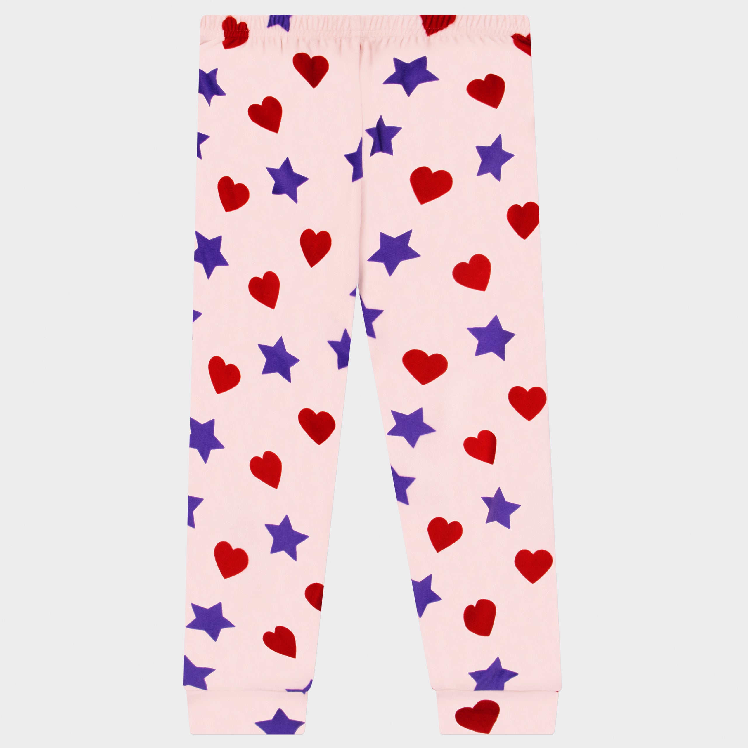 Harry Bear Hearts And Stars Fleece Pyjamas