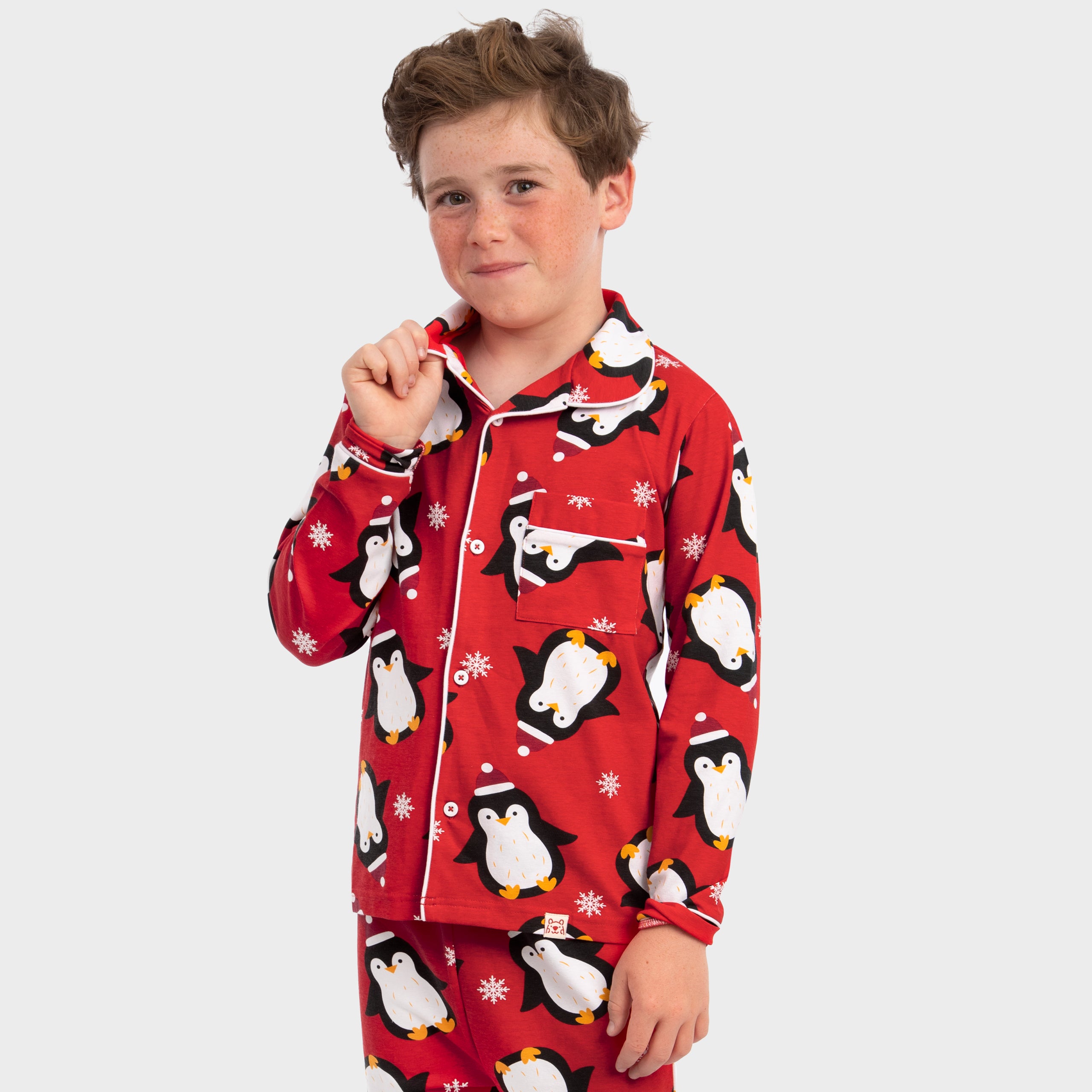 Harry Bear Boys Penguin Christmas Pyjamas
