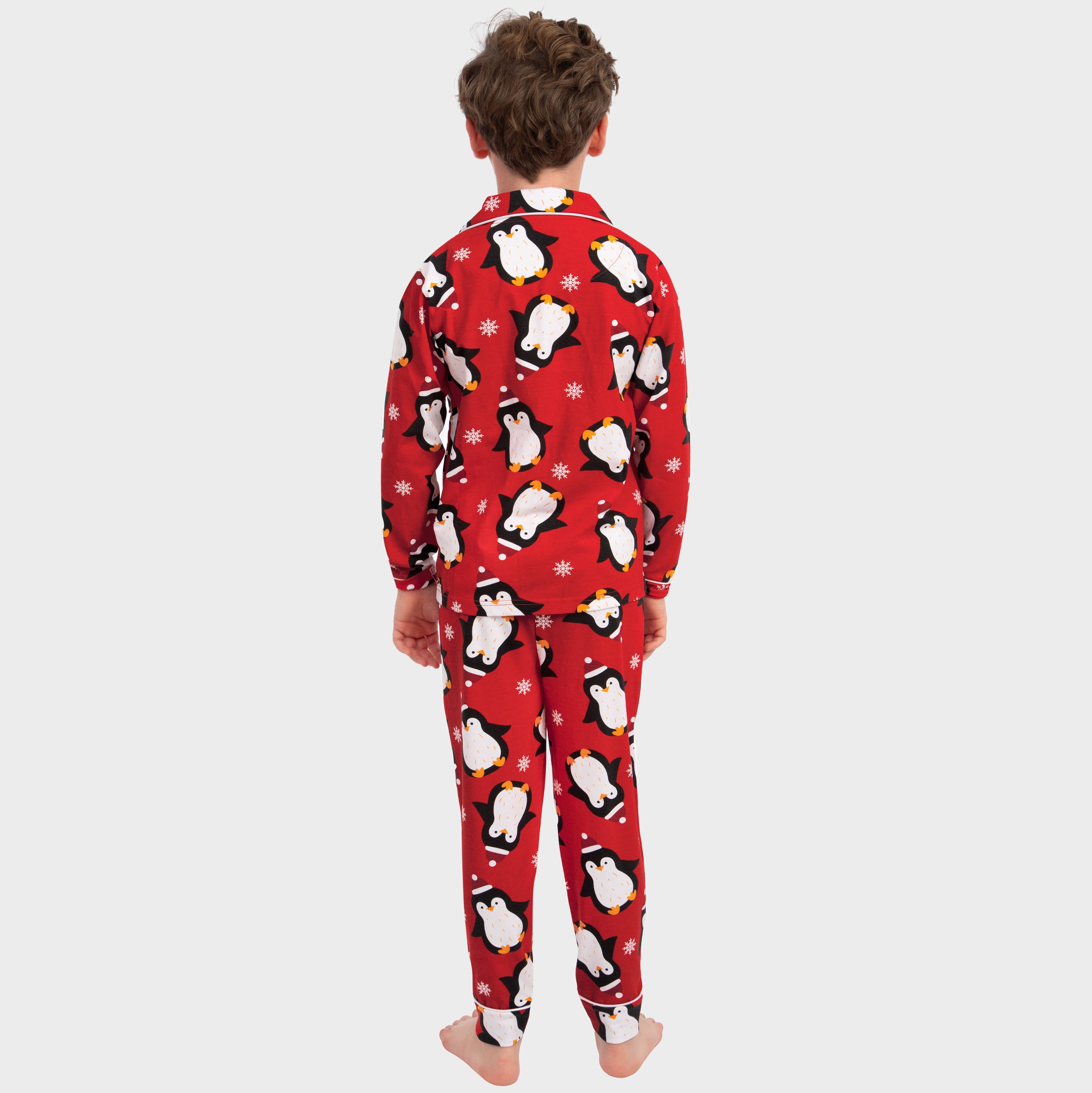 Harry Bear Boys Penguin Christmas Pyjamas