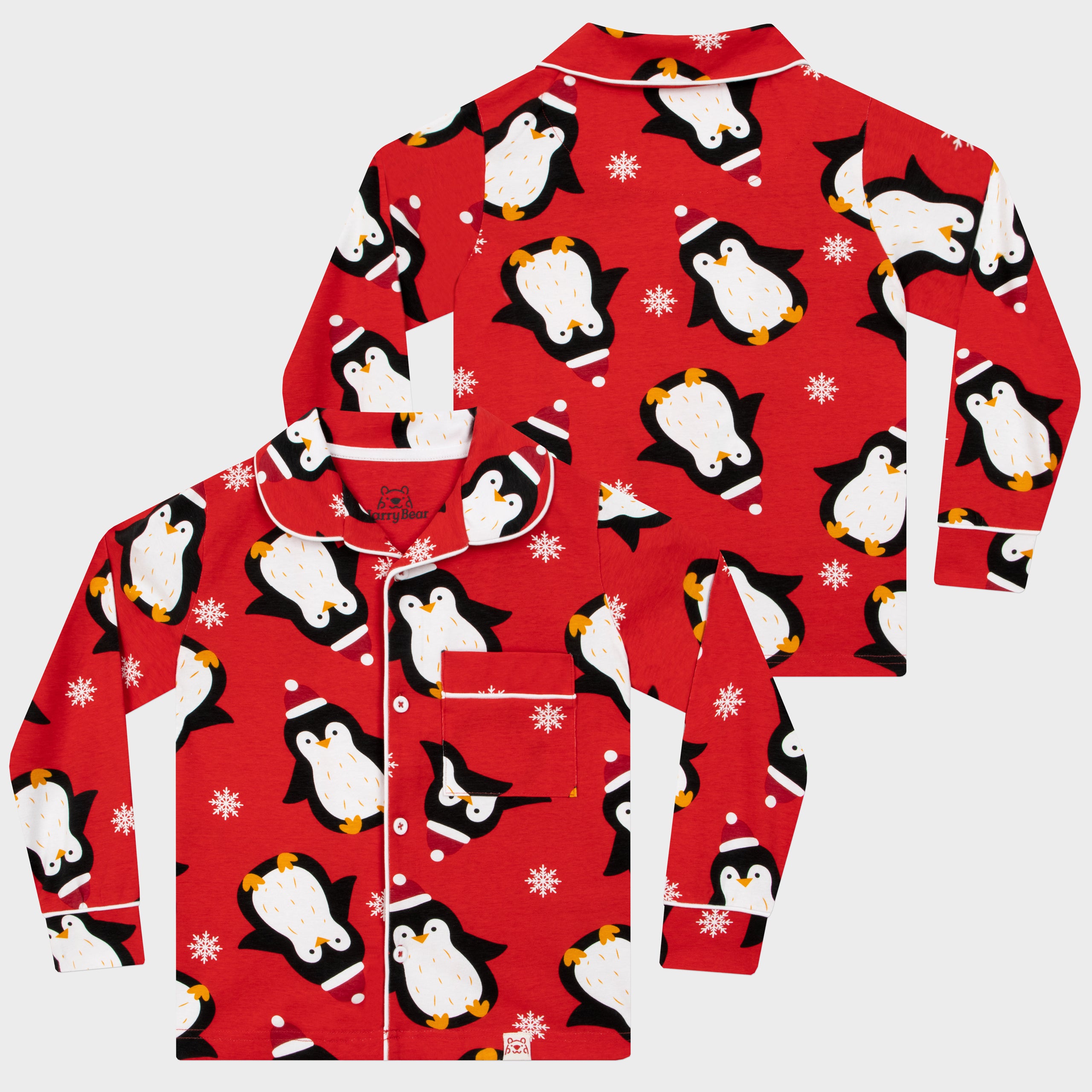 Harry Bear Boys Penguin Christmas Pyjamas